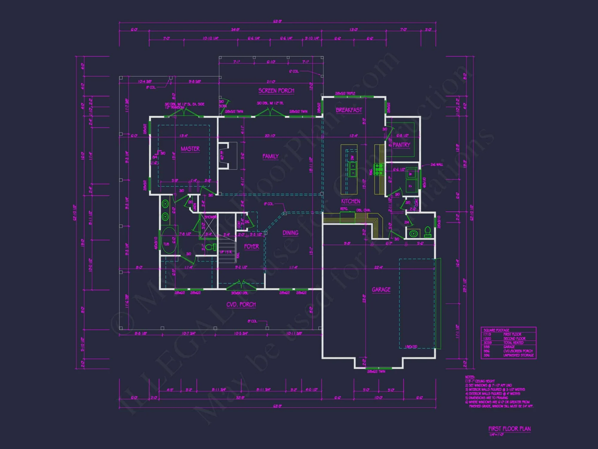 Modern Country house Plan with Spacious Floor Designs