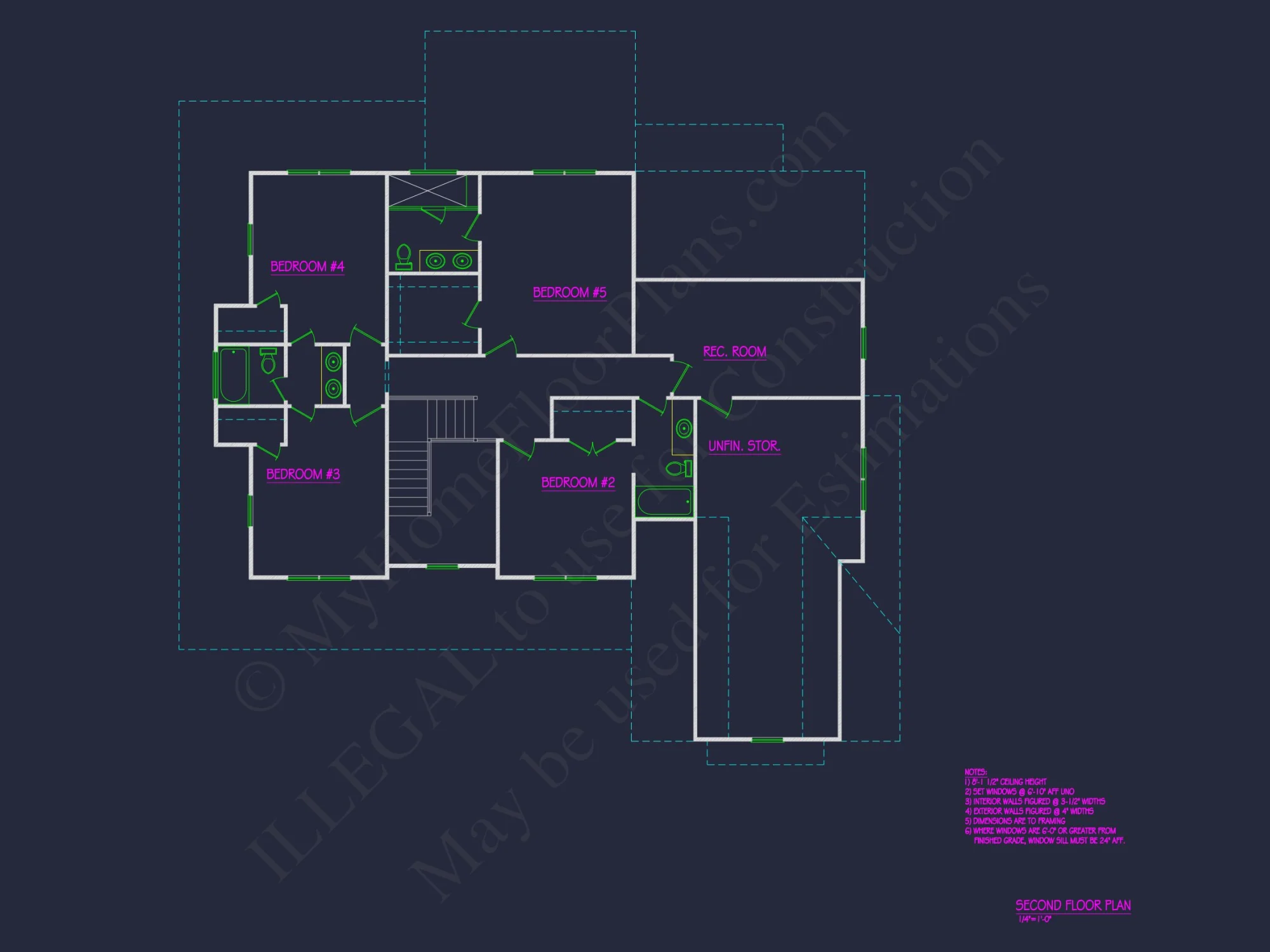 Modern Country house Plan with Spacious Floor Designs