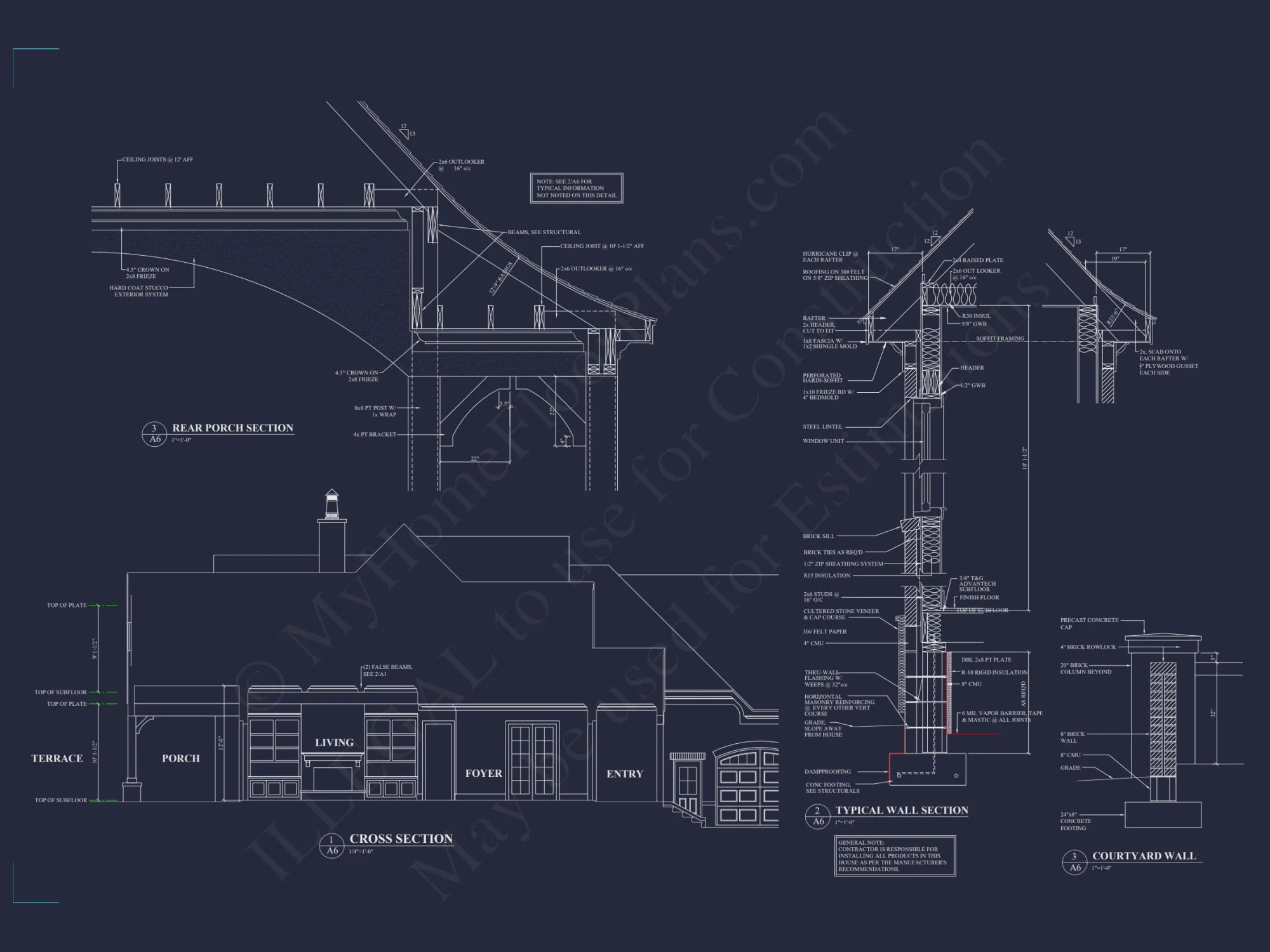 Elegant house Plan with Spacious Layout, CAD Designs & Blueprint