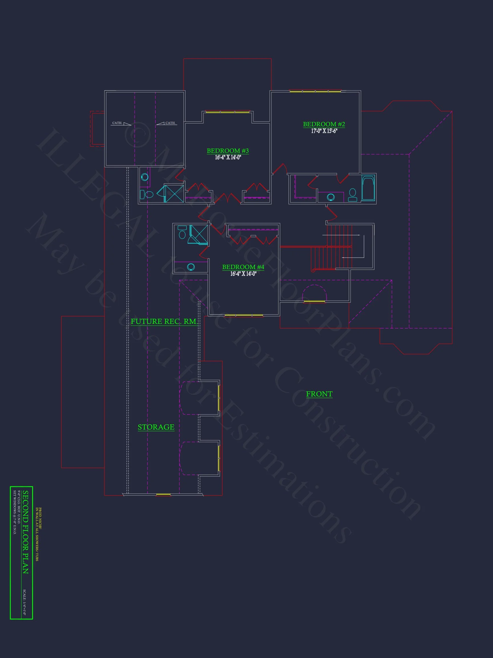 18-1480B HOUSE PLAN - Ownerful House Floor Plan Design | Architectural Blueprint CAD 7 Ownerful house Floor Plan Design