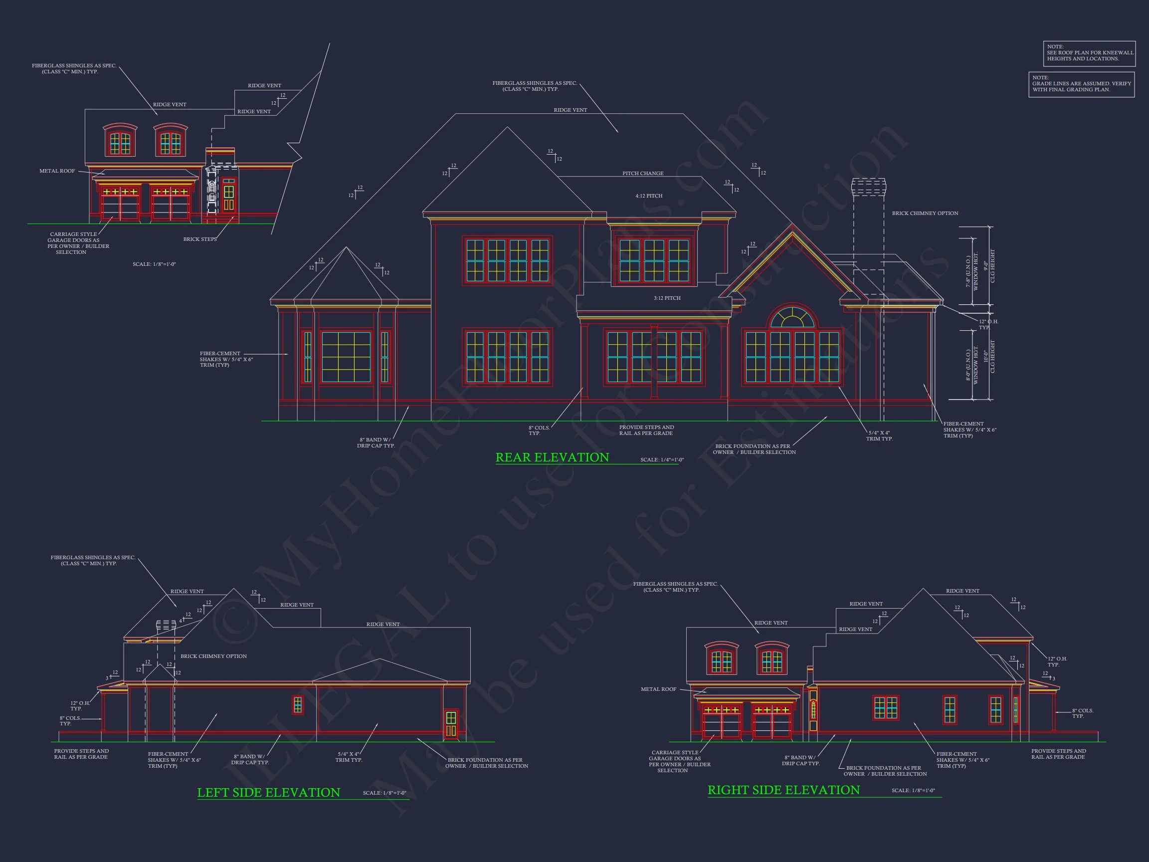 18-1480B HOUSE PLAN - Ownerful House Floor Plan Design | Architectural Blueprint CAD 5 Ownerful house Floor Plan Design