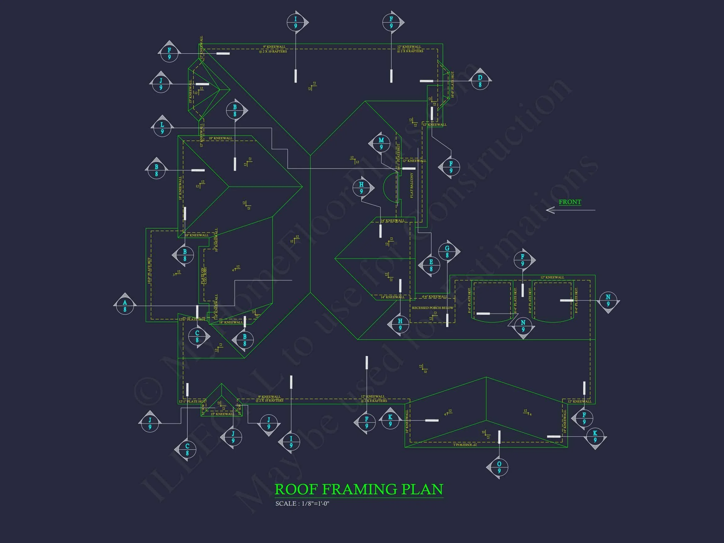 18-1480 HOUSE PLAN - French Country Home Plan - 4-Bed, 4-Bath, 4,118 SF 7 Elegant house Floor Plan with CAD Architecture Designs