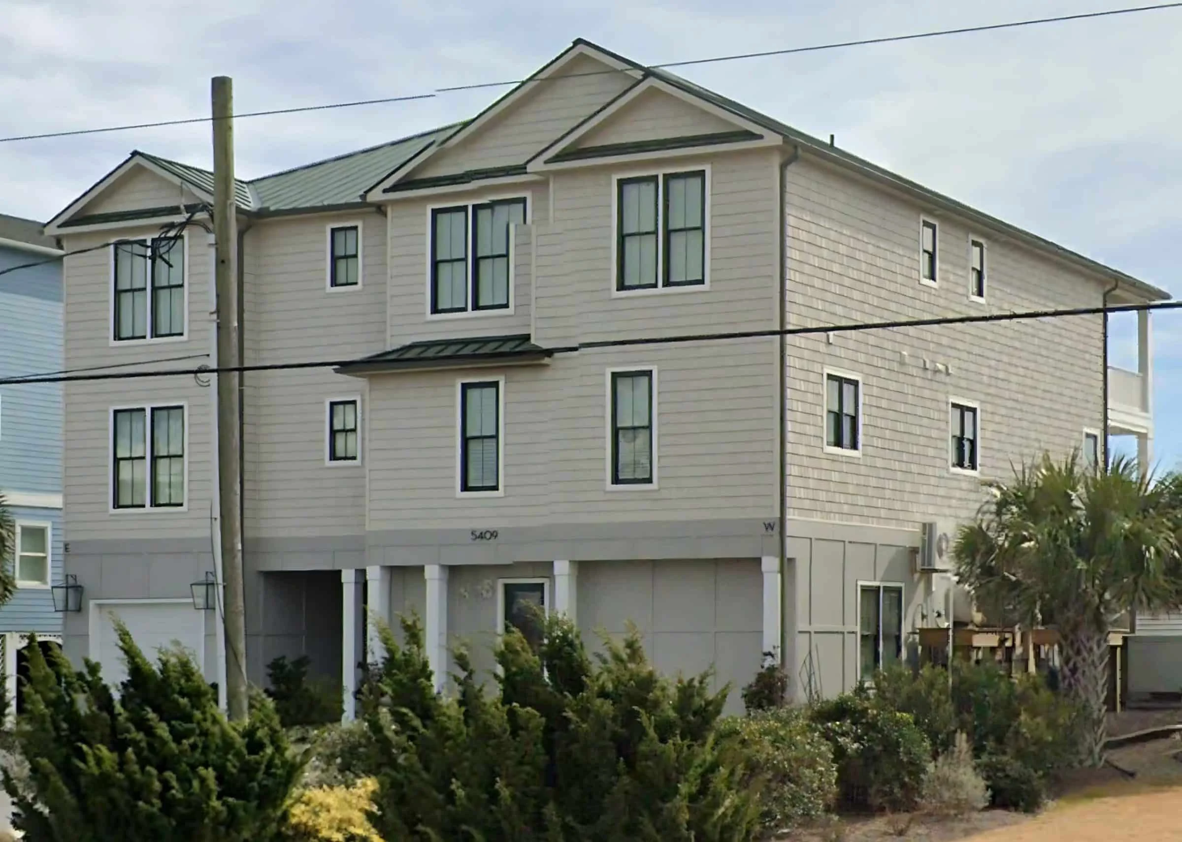 18-1344 HOUSE PLAN - Beach Duplex Floor Plan with 4 Beds, Garage & CAD Designs 4 Beach Duplex Floor Plan with 4 Beds, Garage & CAD Designs