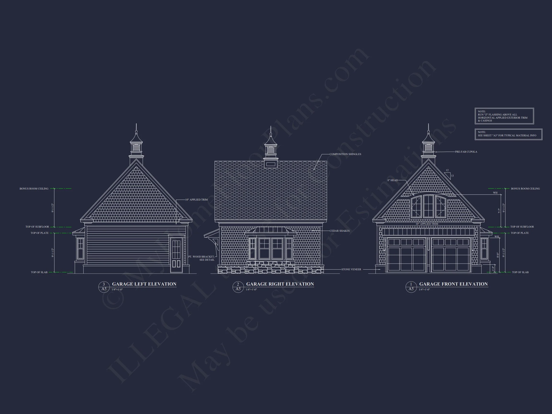 18-1198 HOUSE PLAN - Shingle Style Home Plan - 3-Bed, 3-Bath, 2,850 SF 6 Customizable house Plan with Open Floor Plan & Angled Garage