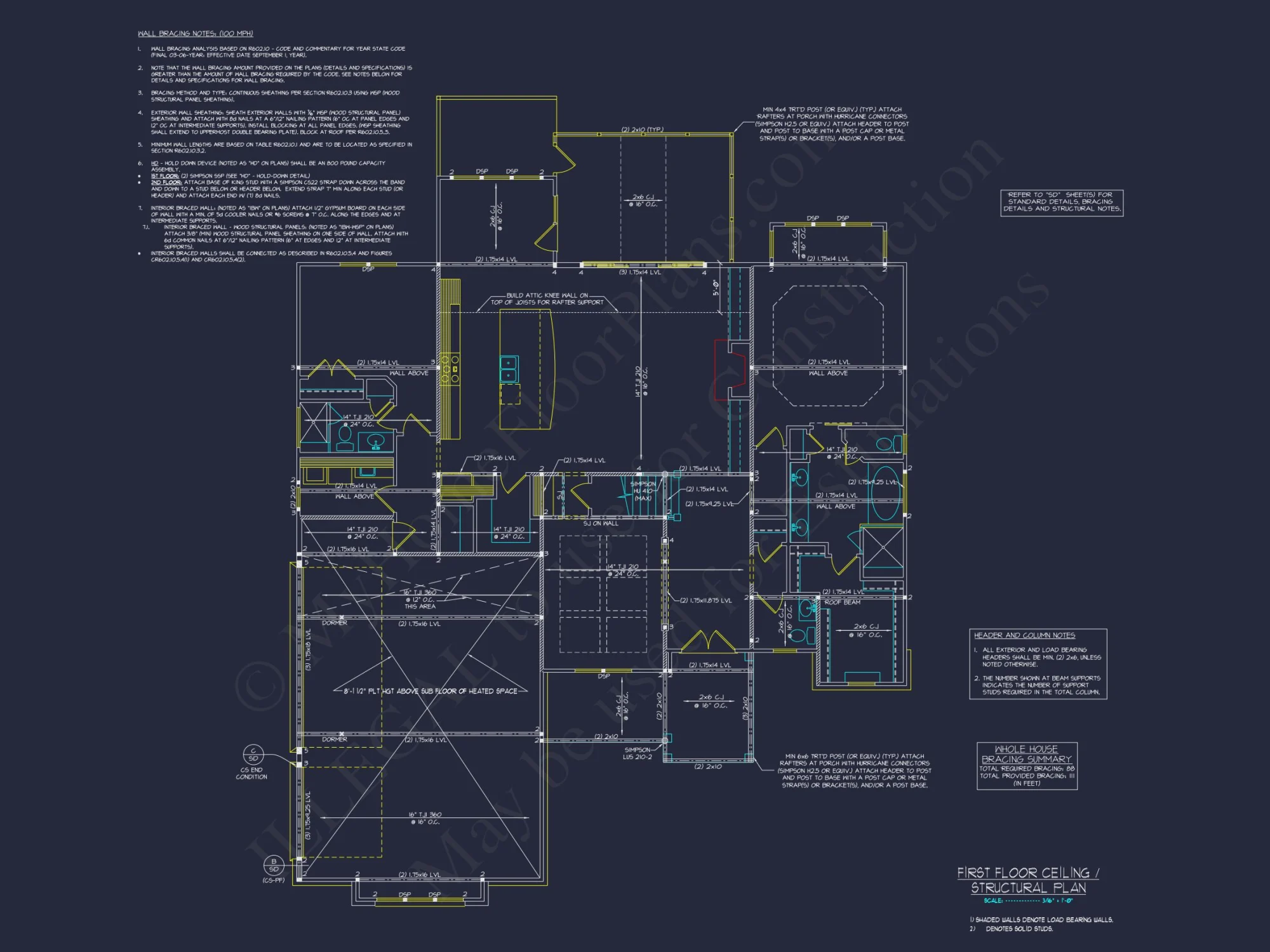 Elegant house Plan with Floor Plan, CAD Blueprint & Designs