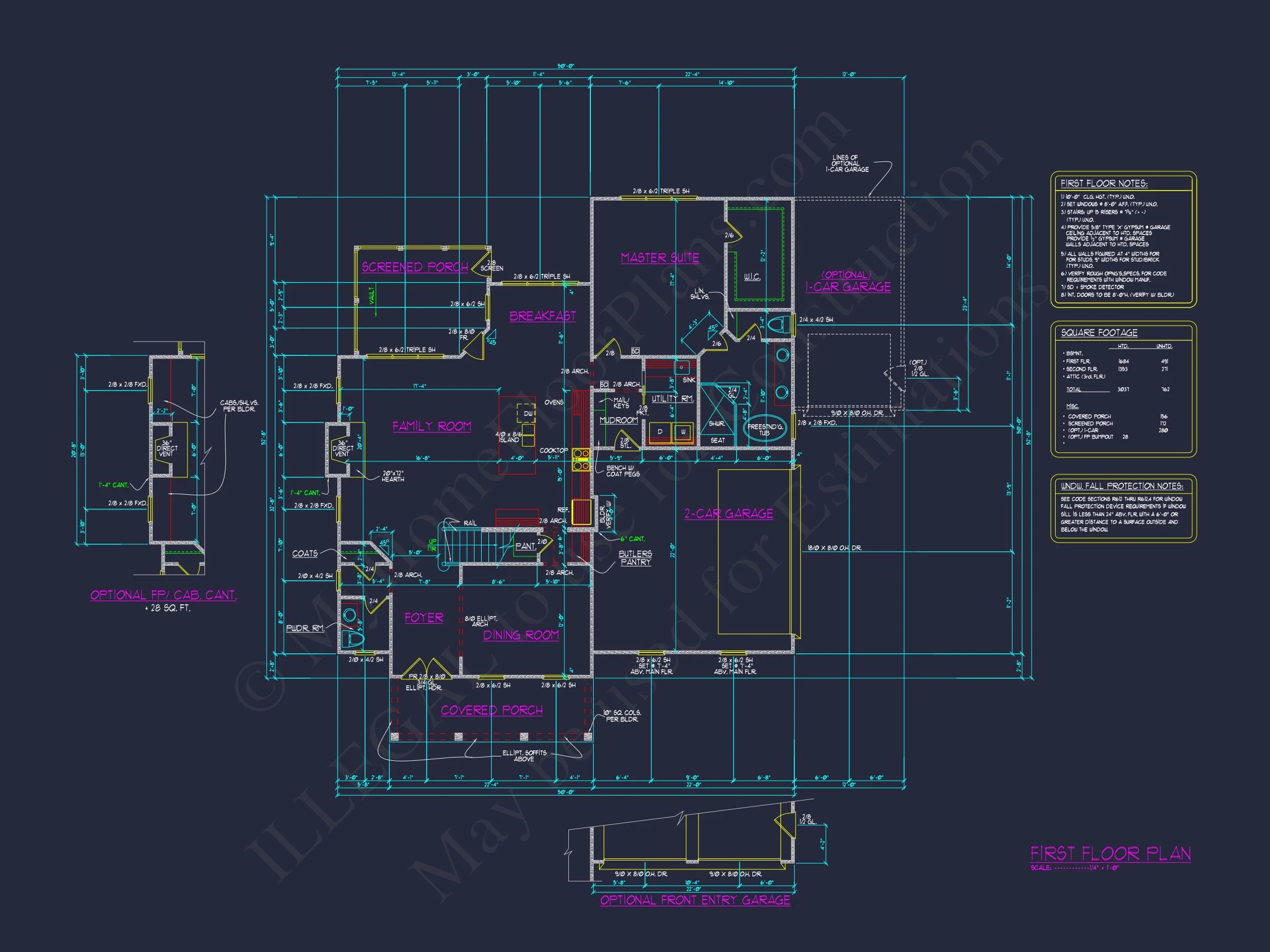 17-2076 HOUSE PLAN - Modern 4-Bed House Plan with CAD Designs & Open Floor Plan 51 Modern 4-Bed house Plan with CAD Designs & Open Floor Plan