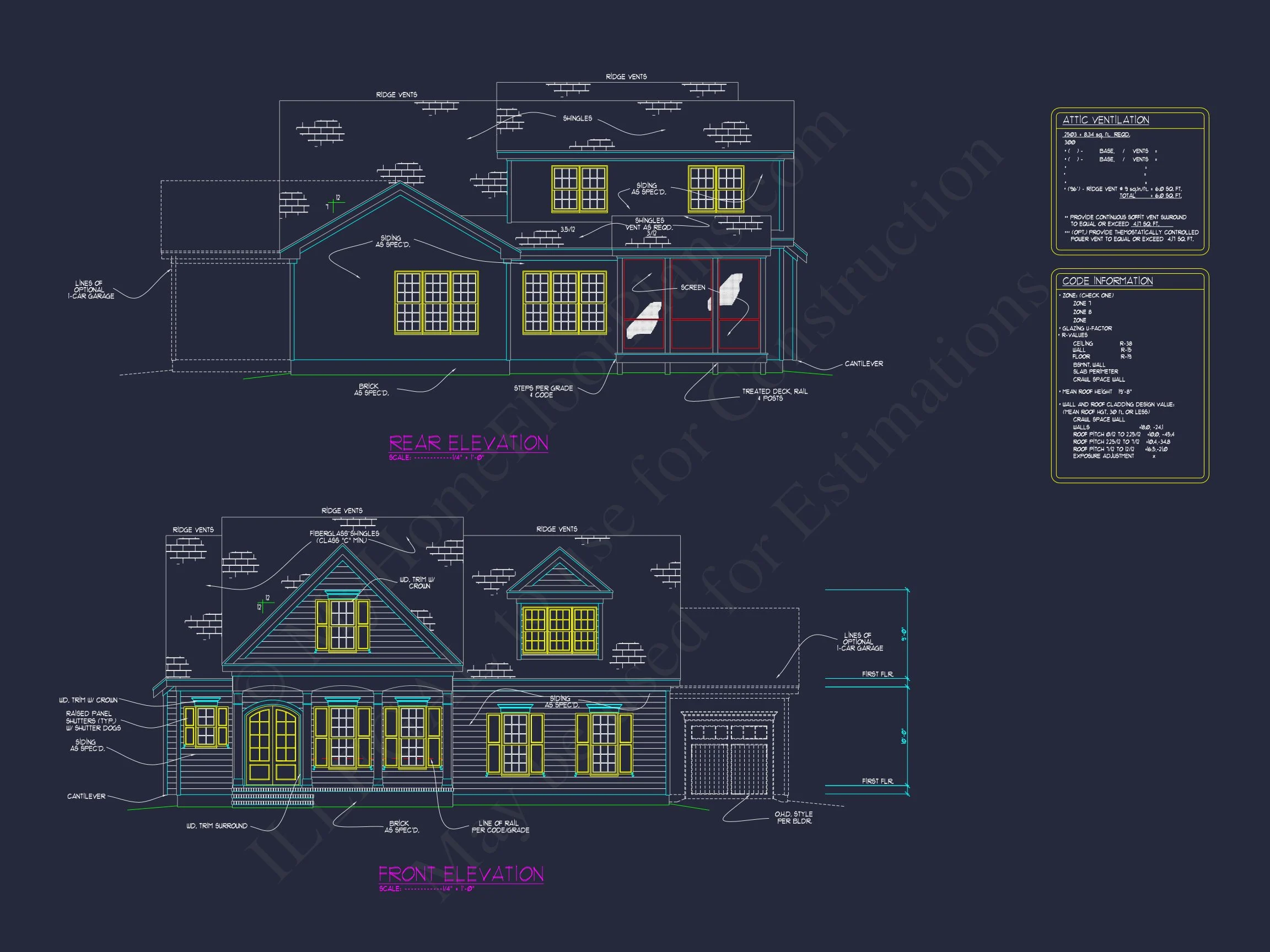 17-2076 HOUSE PLAN - Modern 4-Bed House Plan with CAD Designs & Open Floor Plan 47 Modern 4-Bed house Plan with CAD Designs & Open Floor Plan