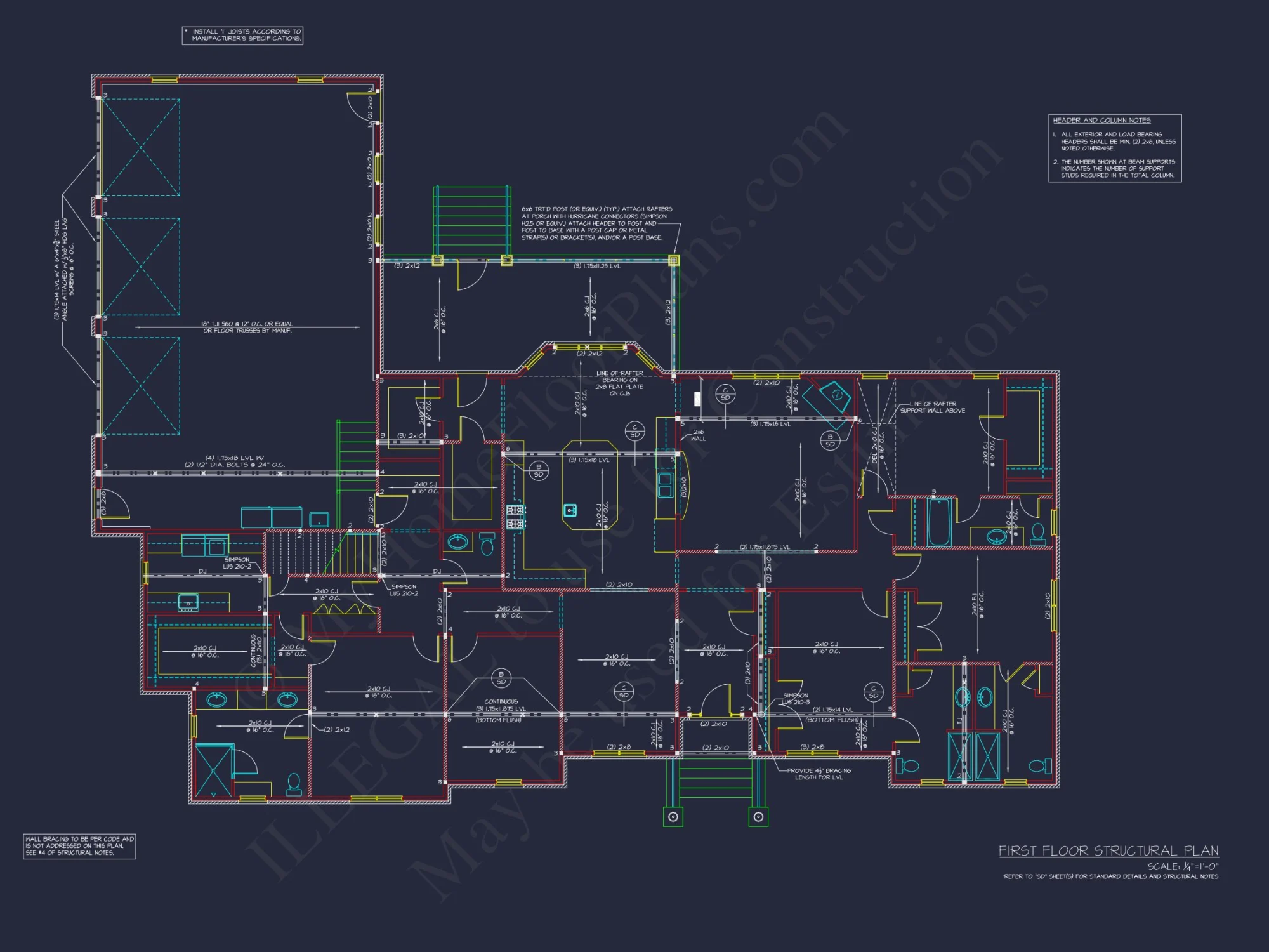 Elegant house Floor Plan with Detailed Blueprint and CAD Designs