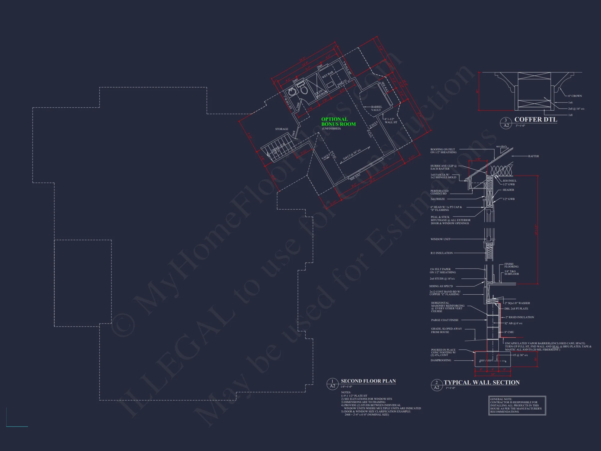 Custom house Plan with Detailed Architecture and Designs