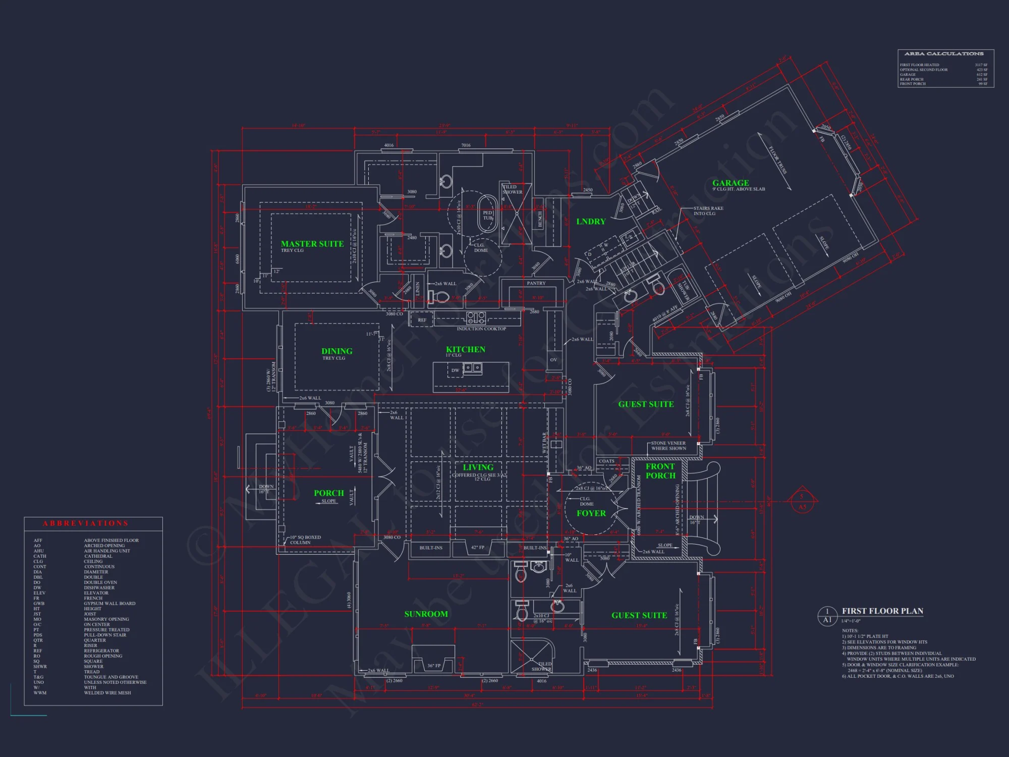 Custom house Plan with Detailed Architecture and Designs