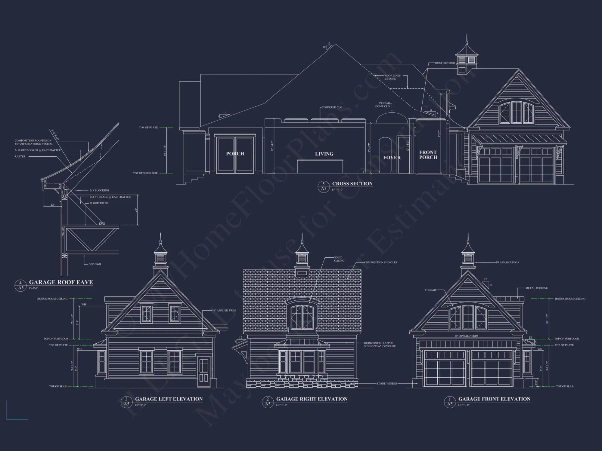 Custom house Plan with Detailed Architecture and Designs
