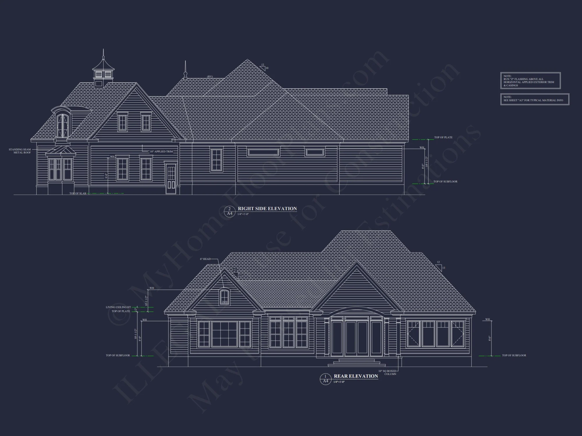 Custom house Plan with Detailed Architecture and Designs