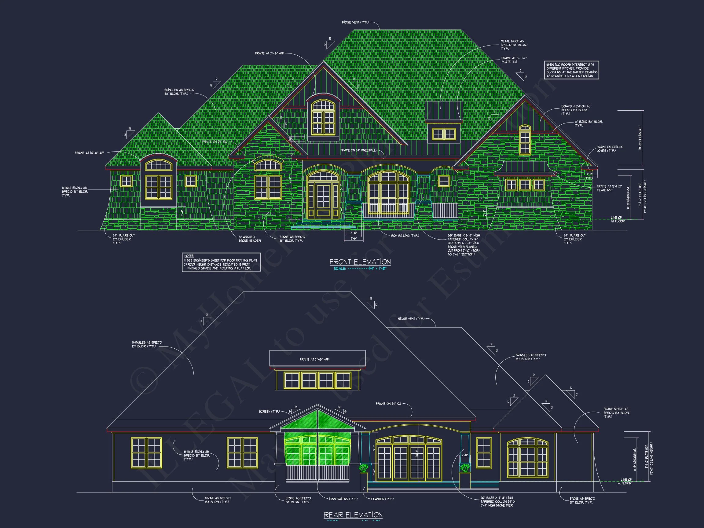 17-1614 HOUSE PLAN - Elegant House Floor Plan with CAD Designs and Blueprint 2 Elegant house Floor Plan with CAD Designs and Blueprint