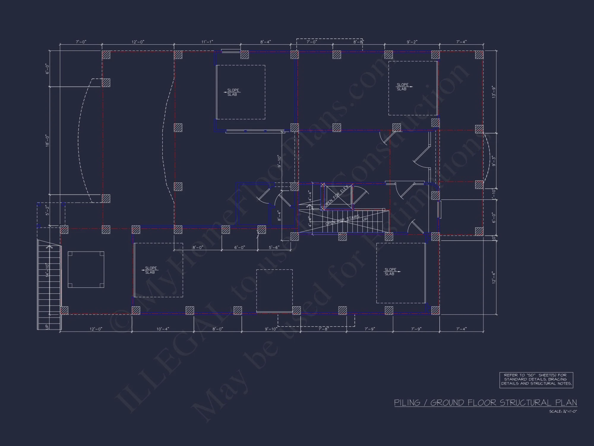 house Floor Plan with CAD Blueprints & Coastal Architecture Designs