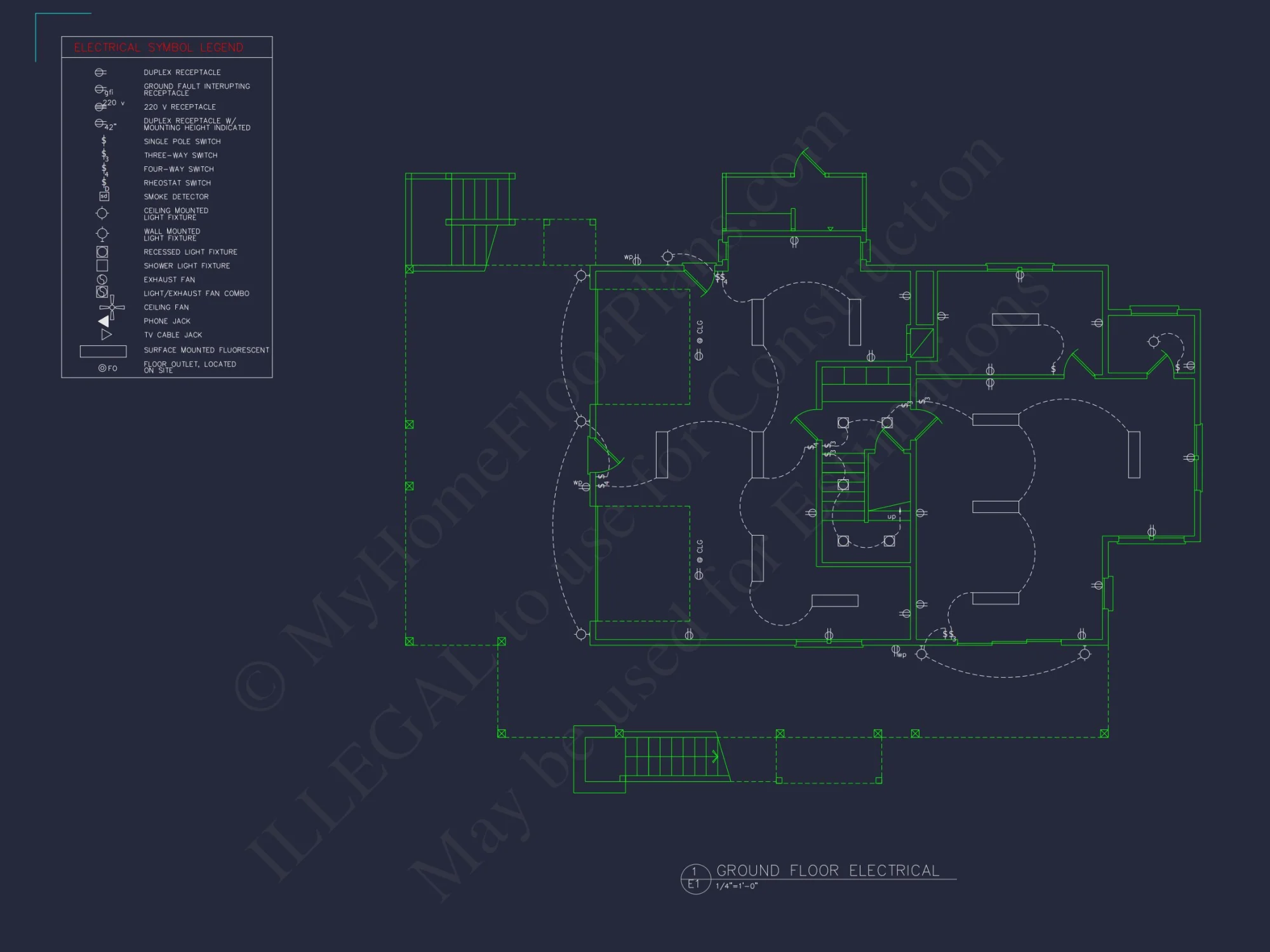 Modern house Plan with 5 Bedrooms, Floor Plans & Blueprints
