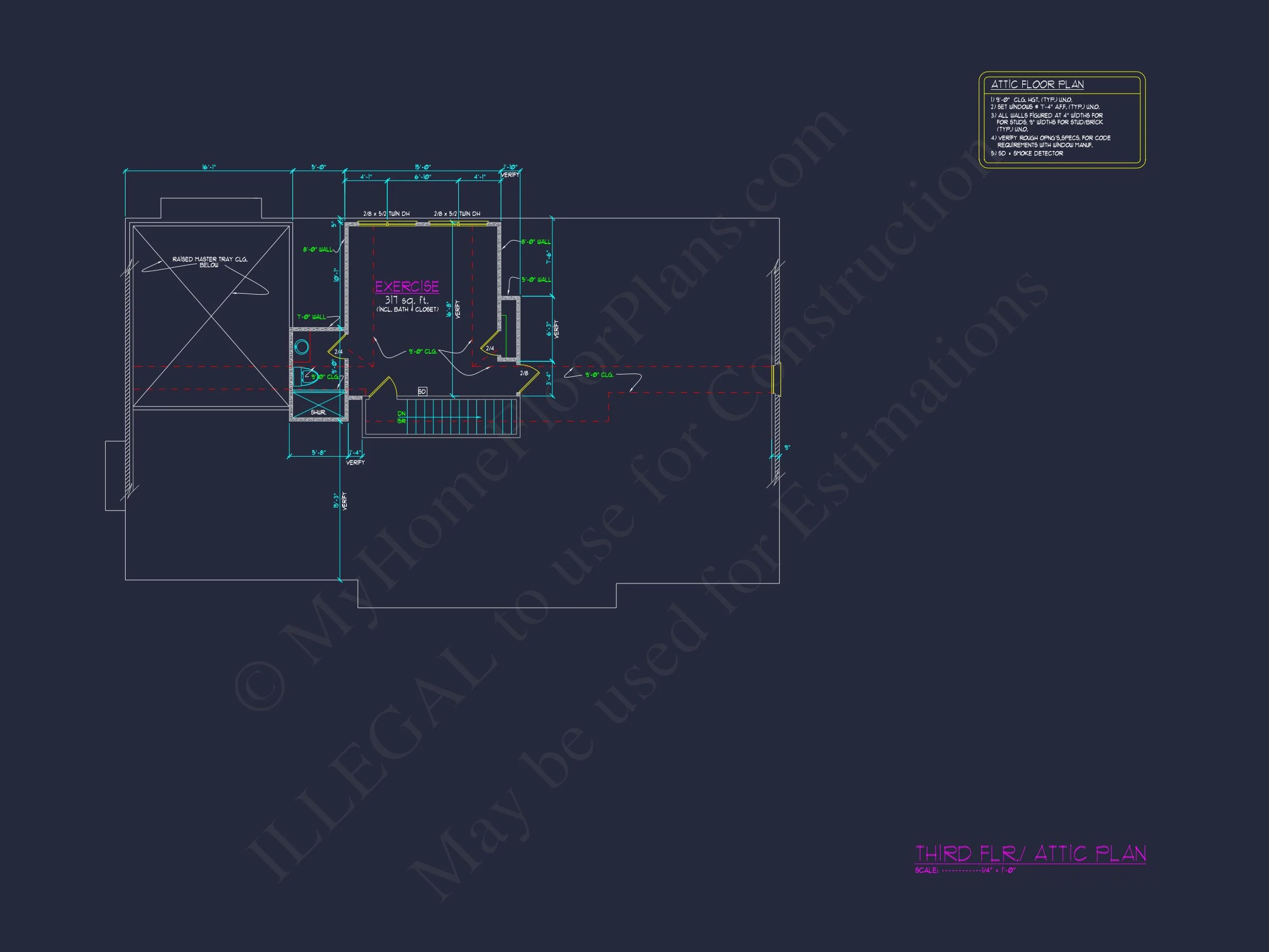 17-1427 HOUSE PLAN - Elegant House Plan with Spacious Floor Design and CAD Blueprint 18 Elegant house Plan with Spacious Floor Design and CAD Blueprint