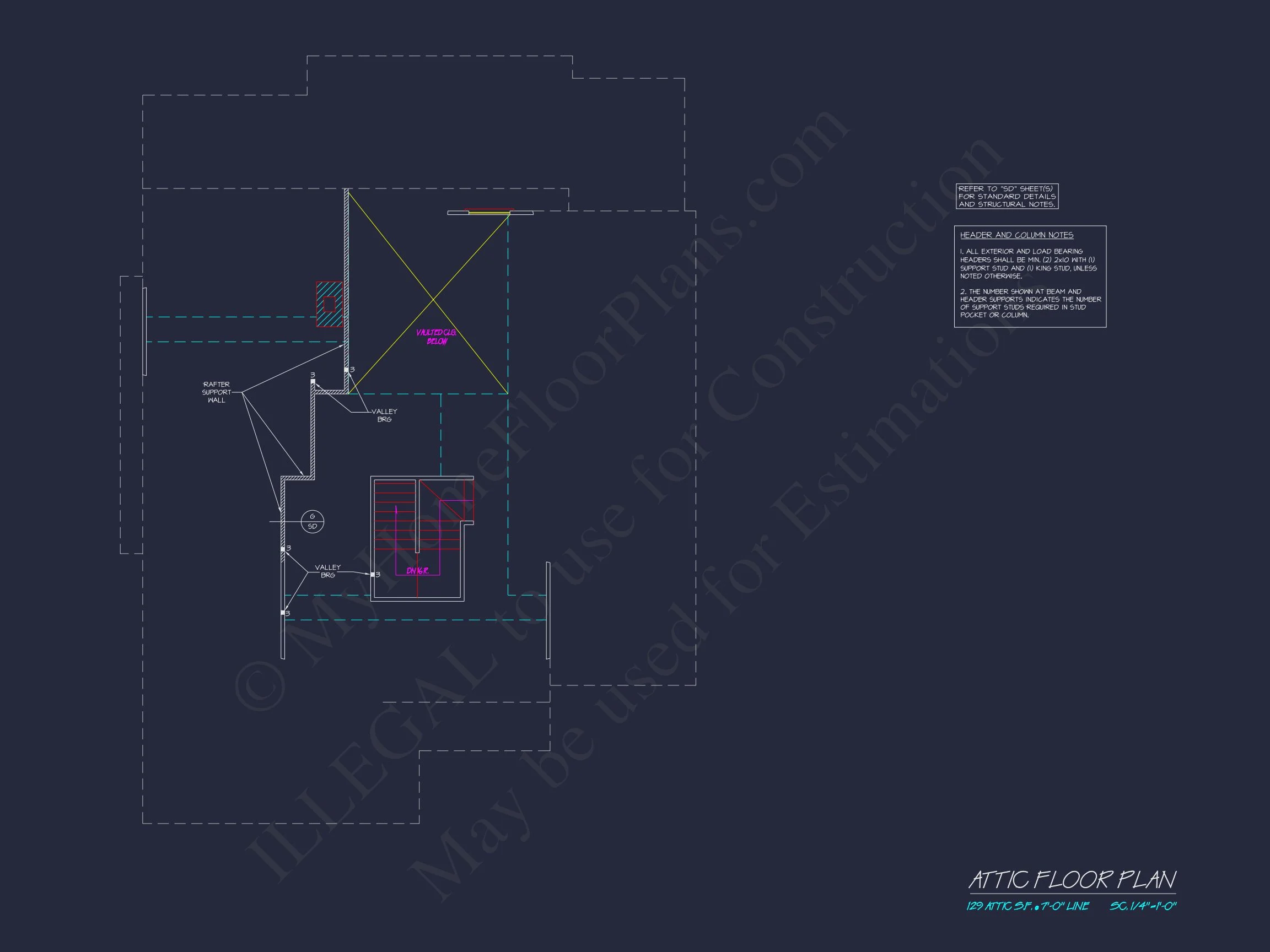 17-1301 HOUSE PLAN - Modern Suburban House Floor Plan | Blueprint CAD Designs 12 Blueprint CAD Designs