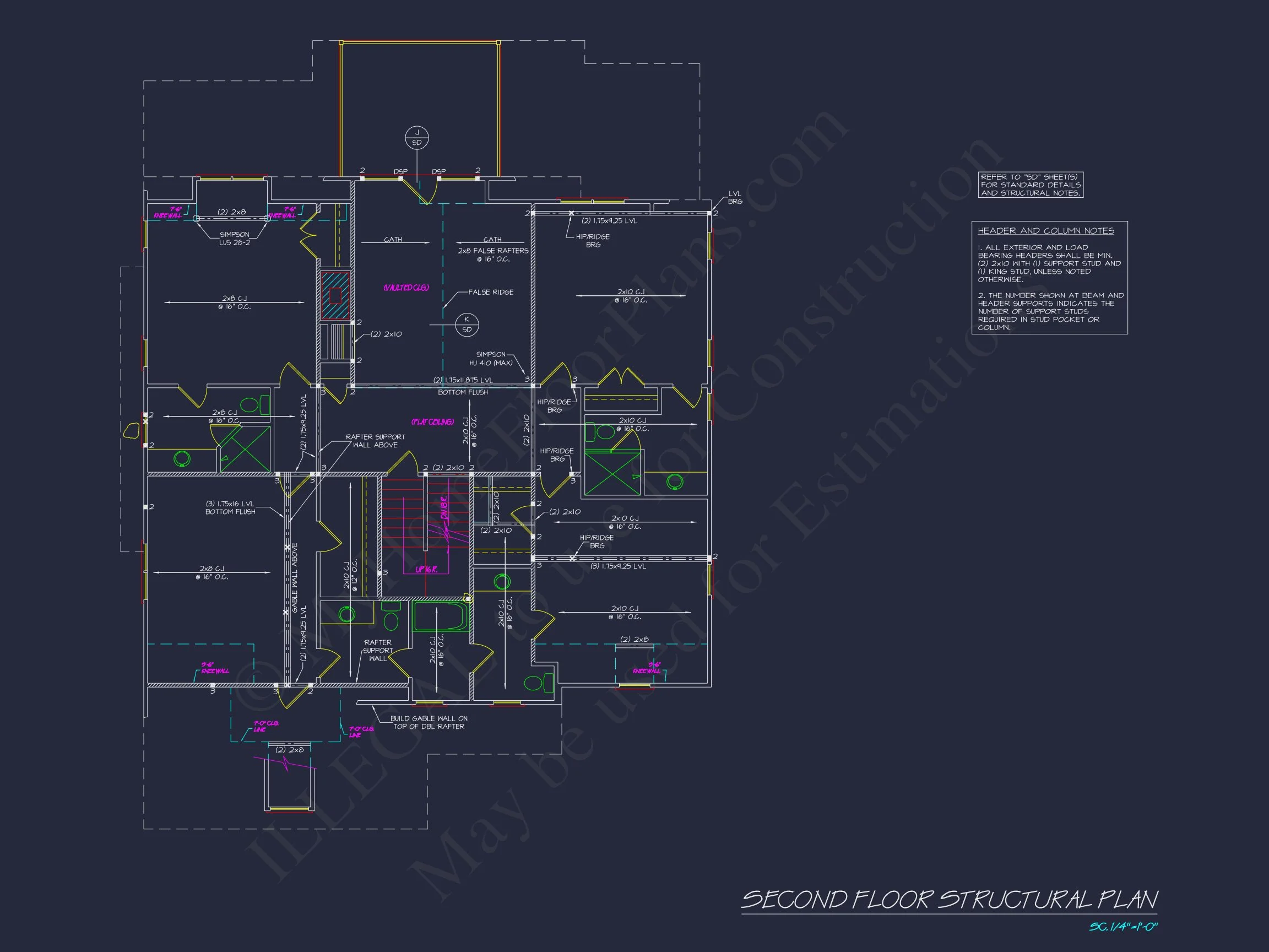 17-1301 HOUSE PLAN - Modern Suburban House Floor Plan | Blueprint CAD Designs 11 Modern Suburban house Floor Plan