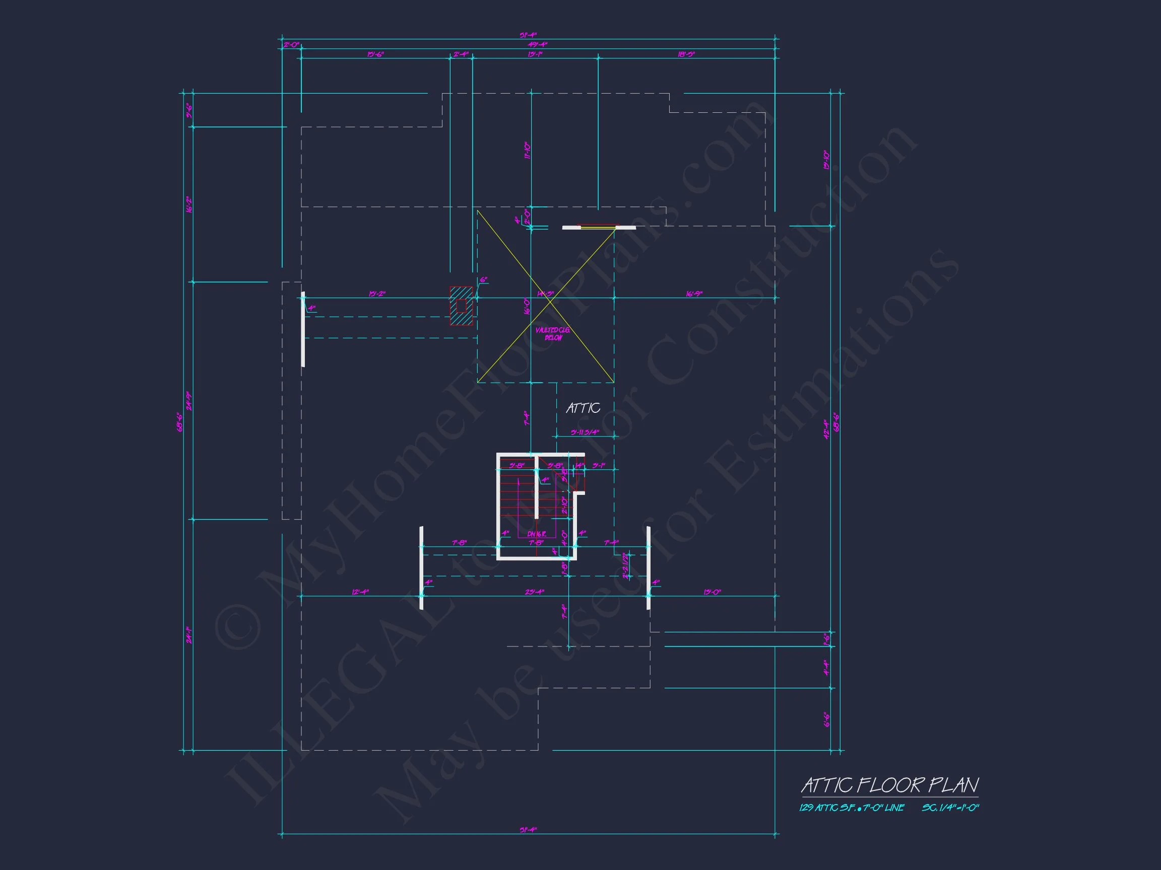 17-1301 HOUSE PLAN - Modern Suburban House Floor Plan | Blueprint CAD Designs 8 Blueprint CAD Designs