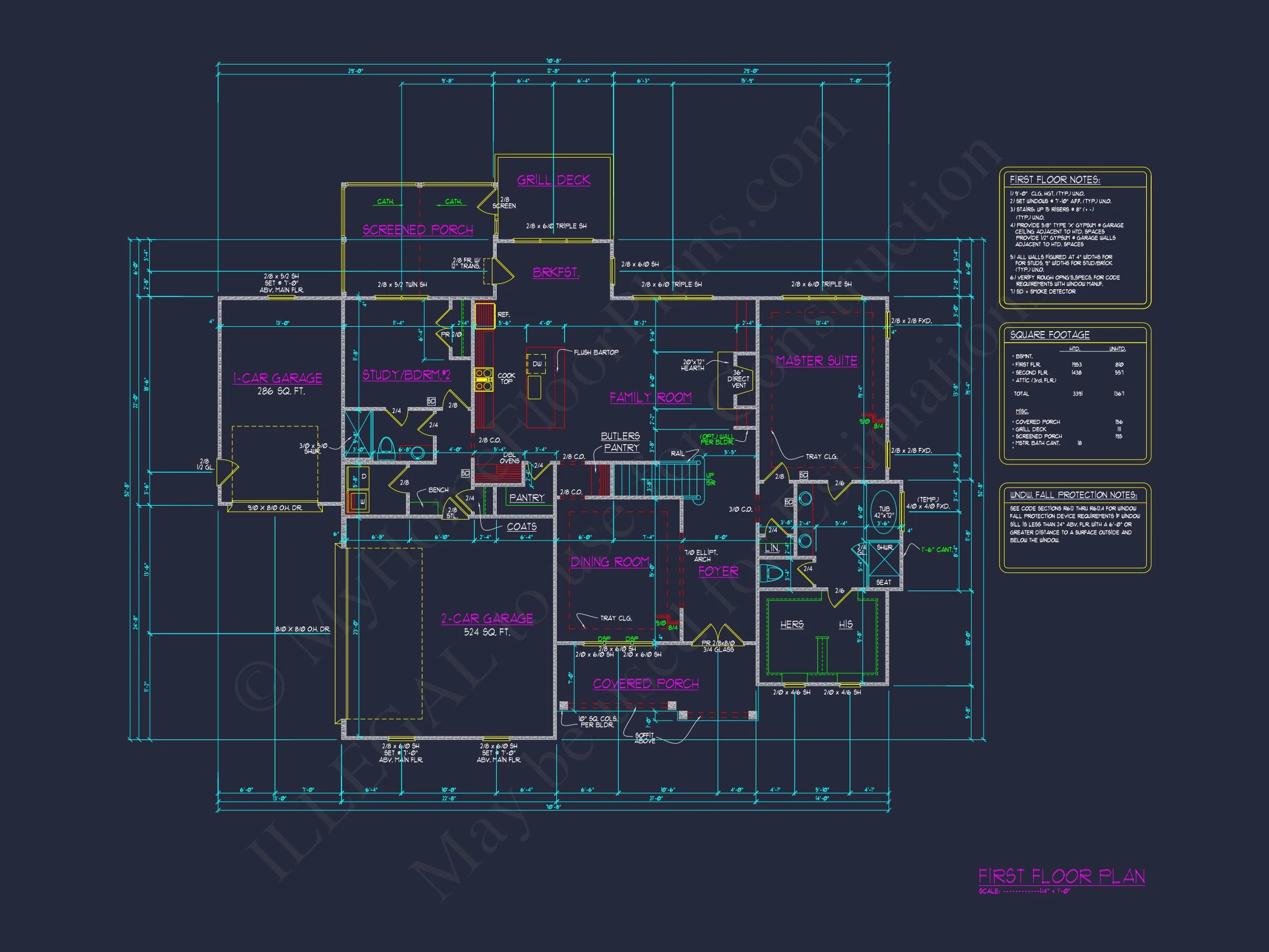 17-1293 HOUSE PLAN - Traditional Craftsman House Plan with Spacious Floor Designs 29 Traditional Craftsman house Plan with Spacious Floor Designs