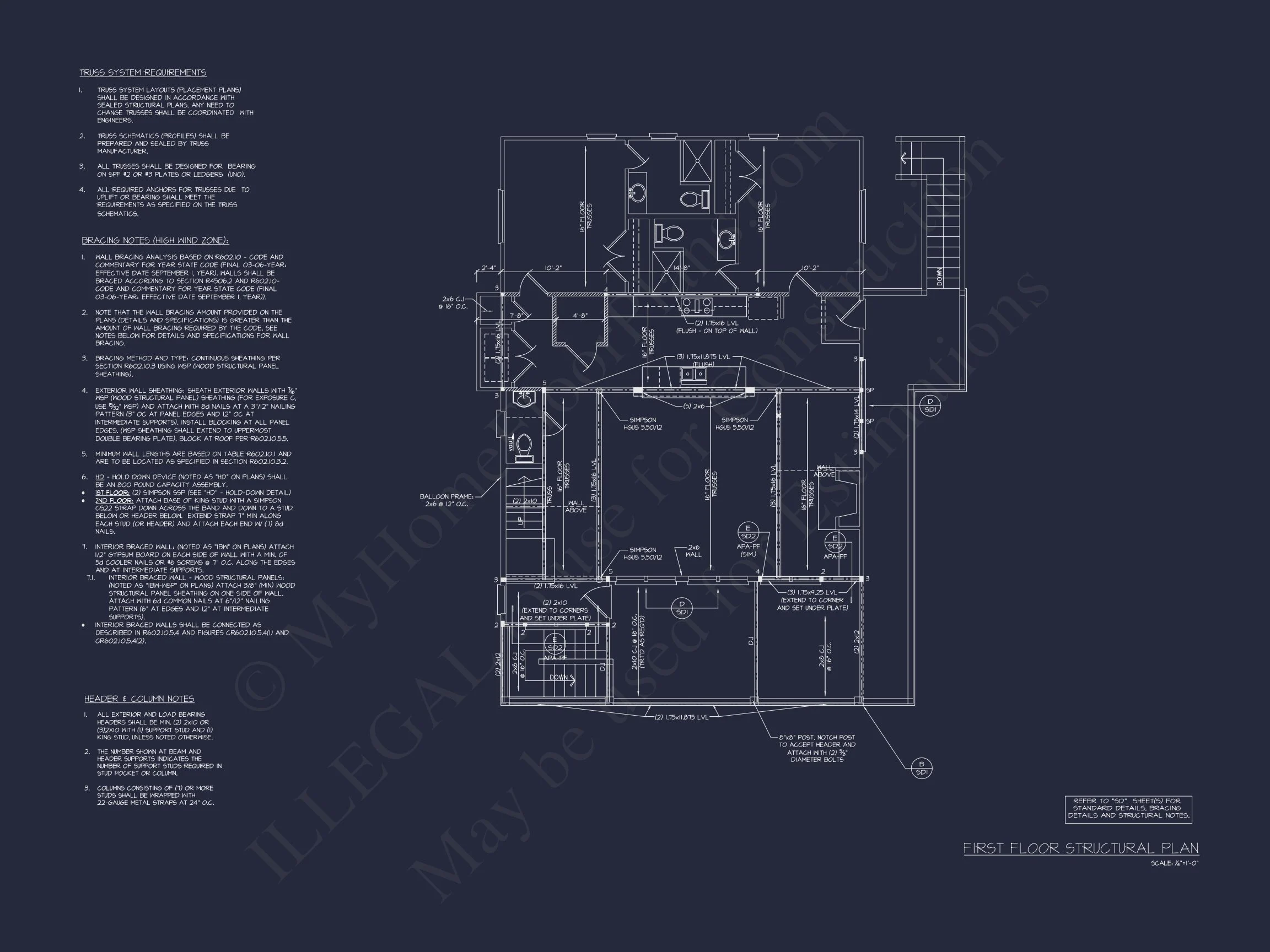 17-1070 HOUSE PLAN - Beautiful Beach House Plan | 2-Story Architectural Designs 14 2-Story Architectural Designs