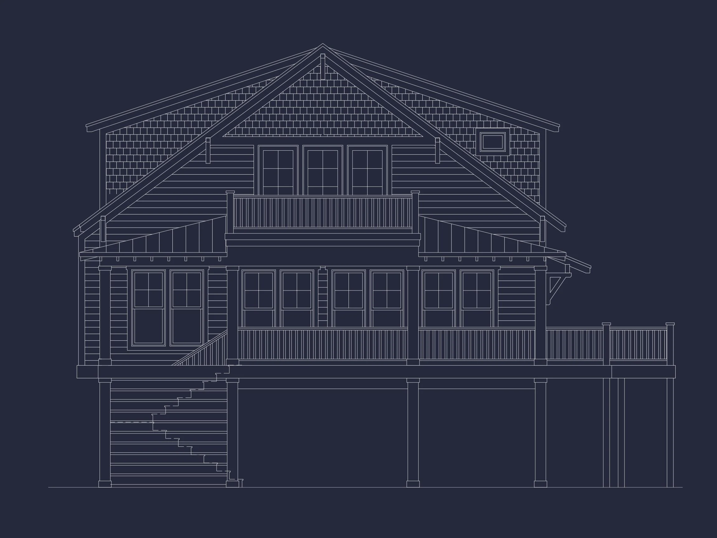 17-1070 HOUSE PLAN - Beautiful Beach House Plan | 2-Story Architectural Designs 4 2-Story Architectural Designs