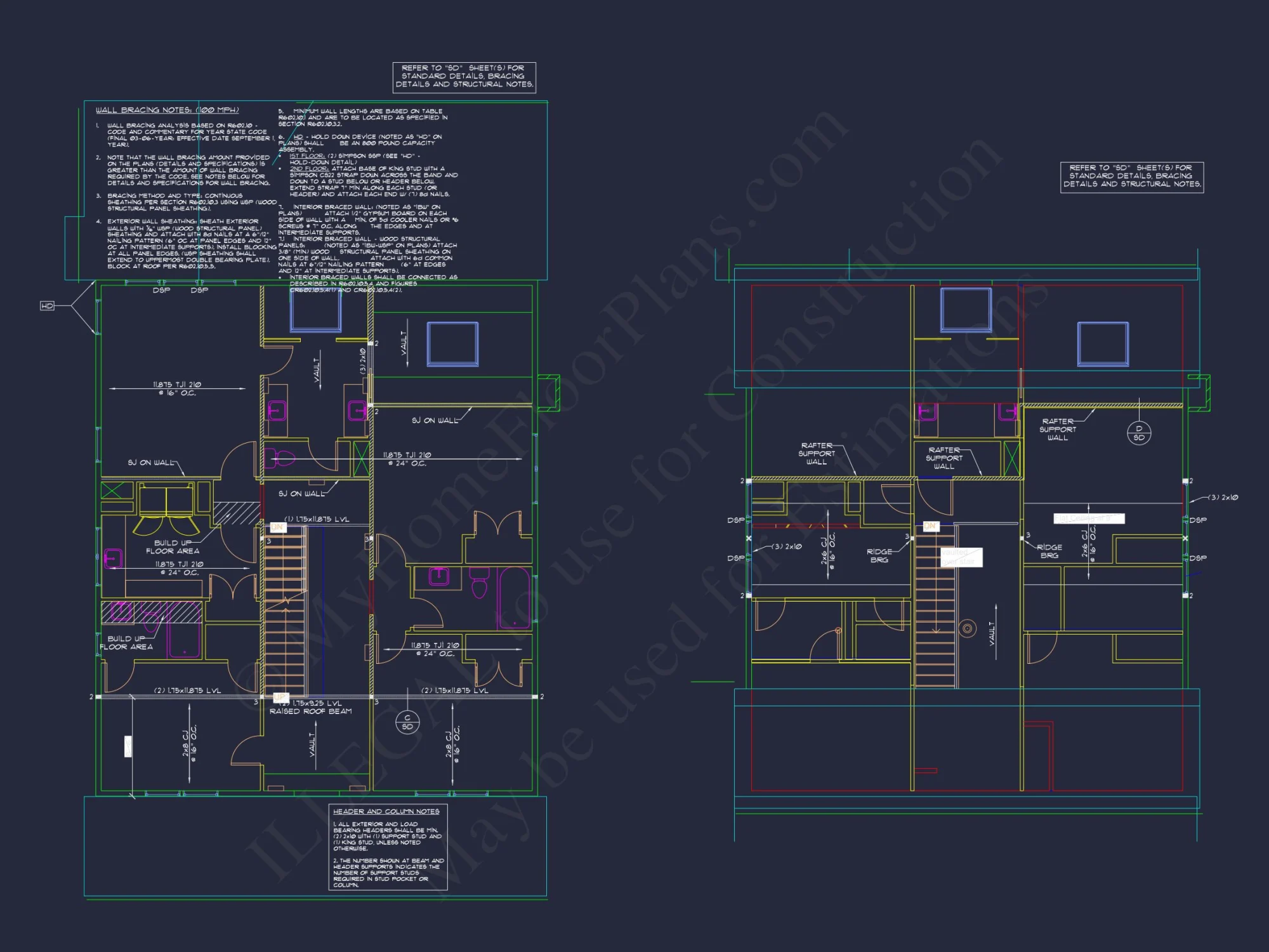 Stunning house Plan with 3 Floors, CAD Designs & Blueprint