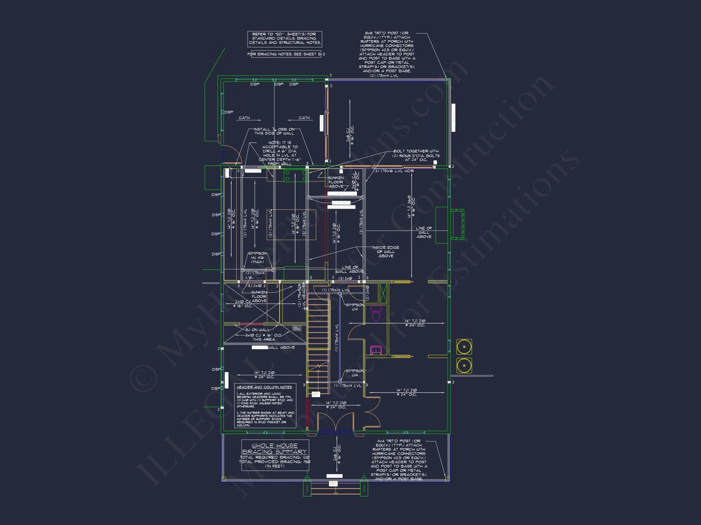 17-1069 HOUSE PLAN - Stunning House Plan with 3 Floors, CAD Designs & Blueprint 27 Stunning house Plan with 3 Floors, CAD Designs & Blueprint