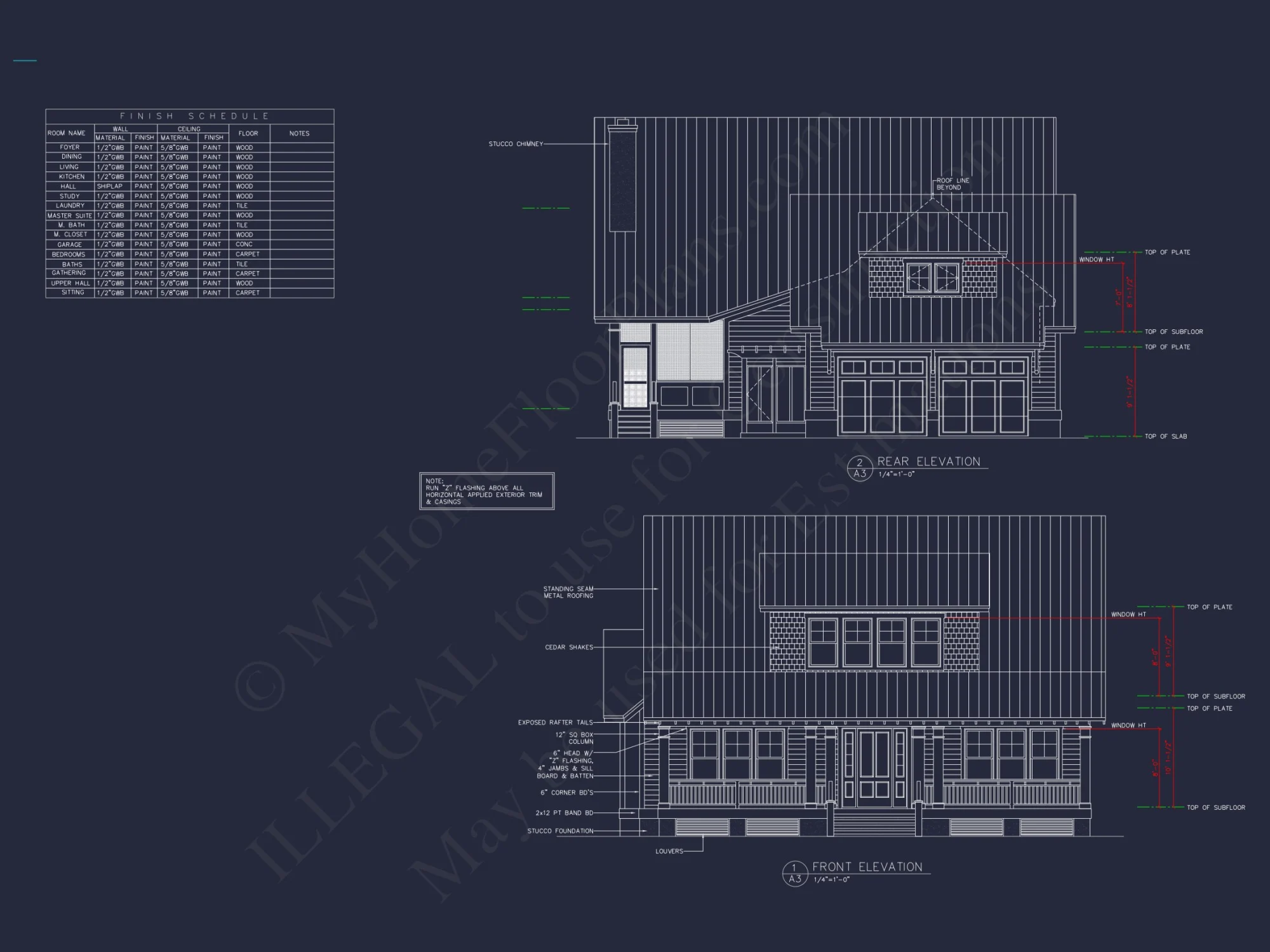 Modern Beach house Design with Spacious Floor Plans and CAD