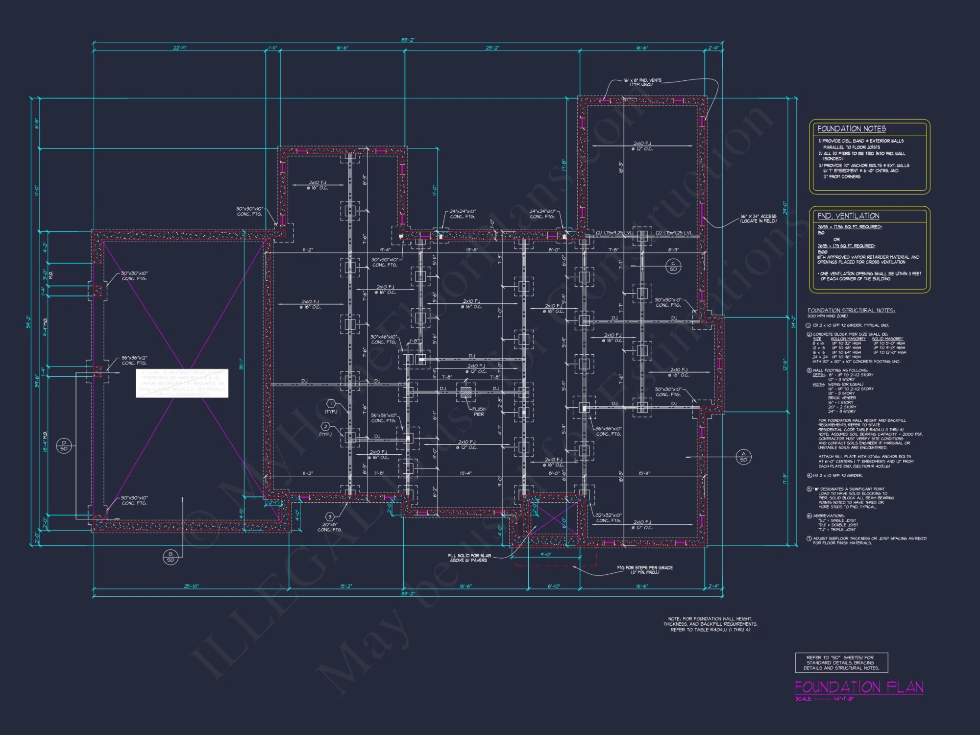 Stunning house Floor Plan with 4 Bedrooms – Modern CAD Designs