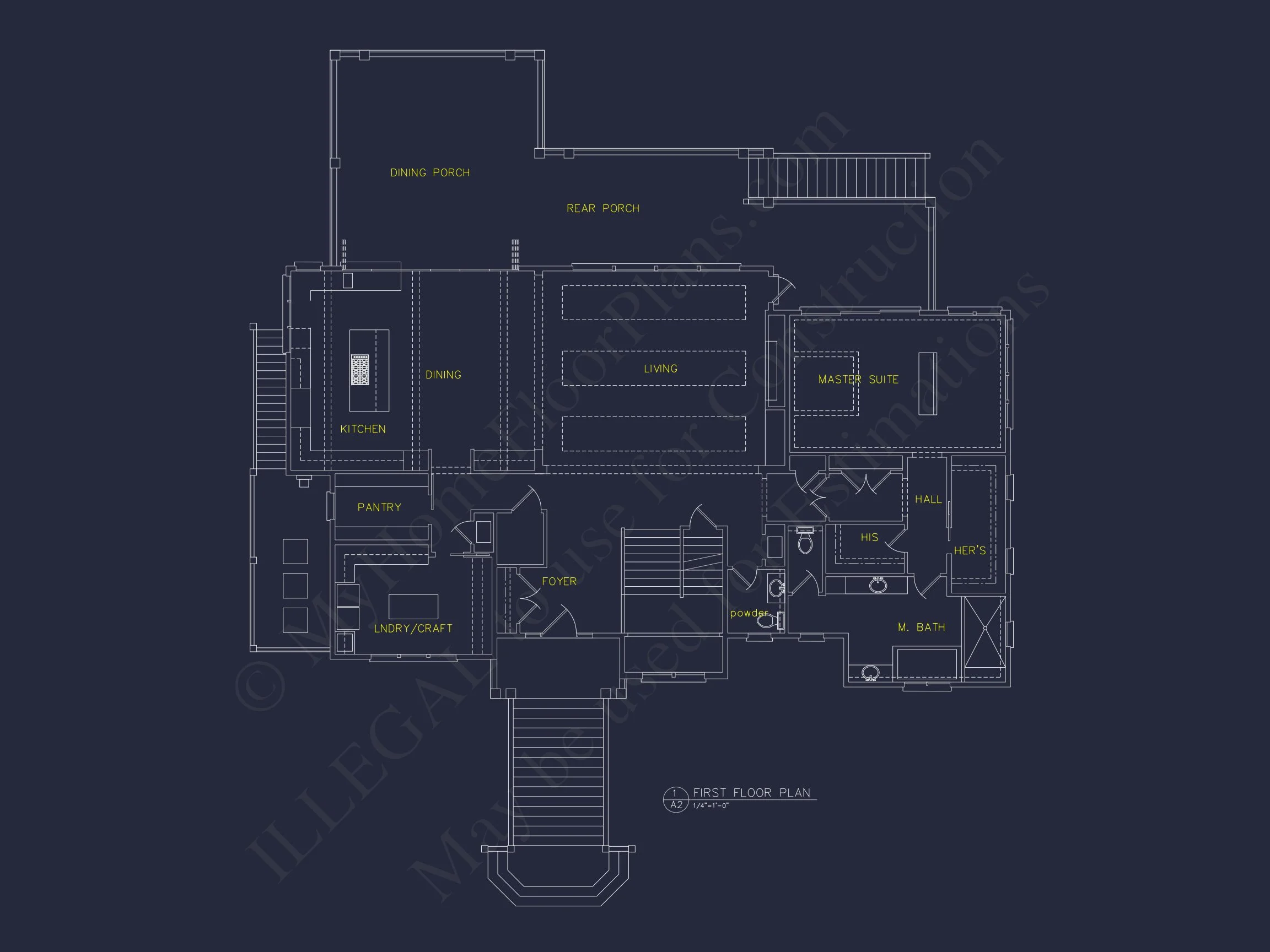 16-1797 HOUSE PLAN - Expansive Coastal Beach House Plan with Elegant CAD Designs 6 Expansive Coastal Beach house Plan with Elegant CAD Designs