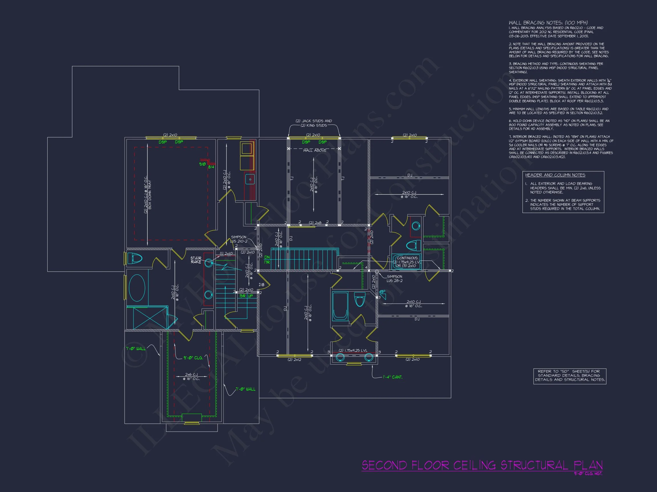 16-1786B HOUSE PLAN - Elegant 3-Story House Plan with Spacious Floor Plan and CAD Designs 12 Elegant 3-Story house Plan with Spacious Floor Plan and CAD Designs