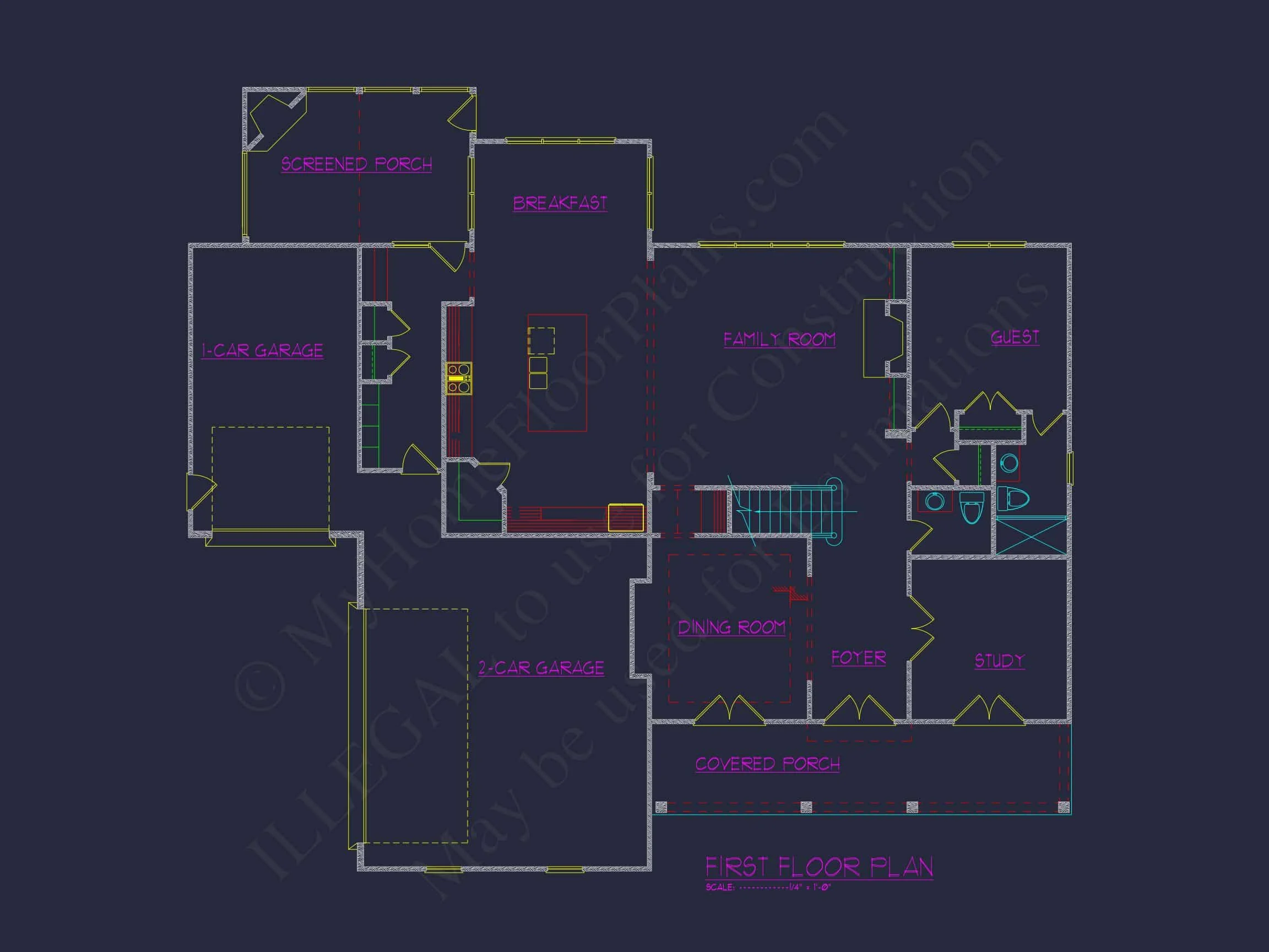 16-1786B HOUSE PLAN - Elegant 3-Story House Plan with Spacious Floor Plan and CAD Designs 4 Elegant 3-Story house Plan with Spacious Floor Plan and CAD Designs