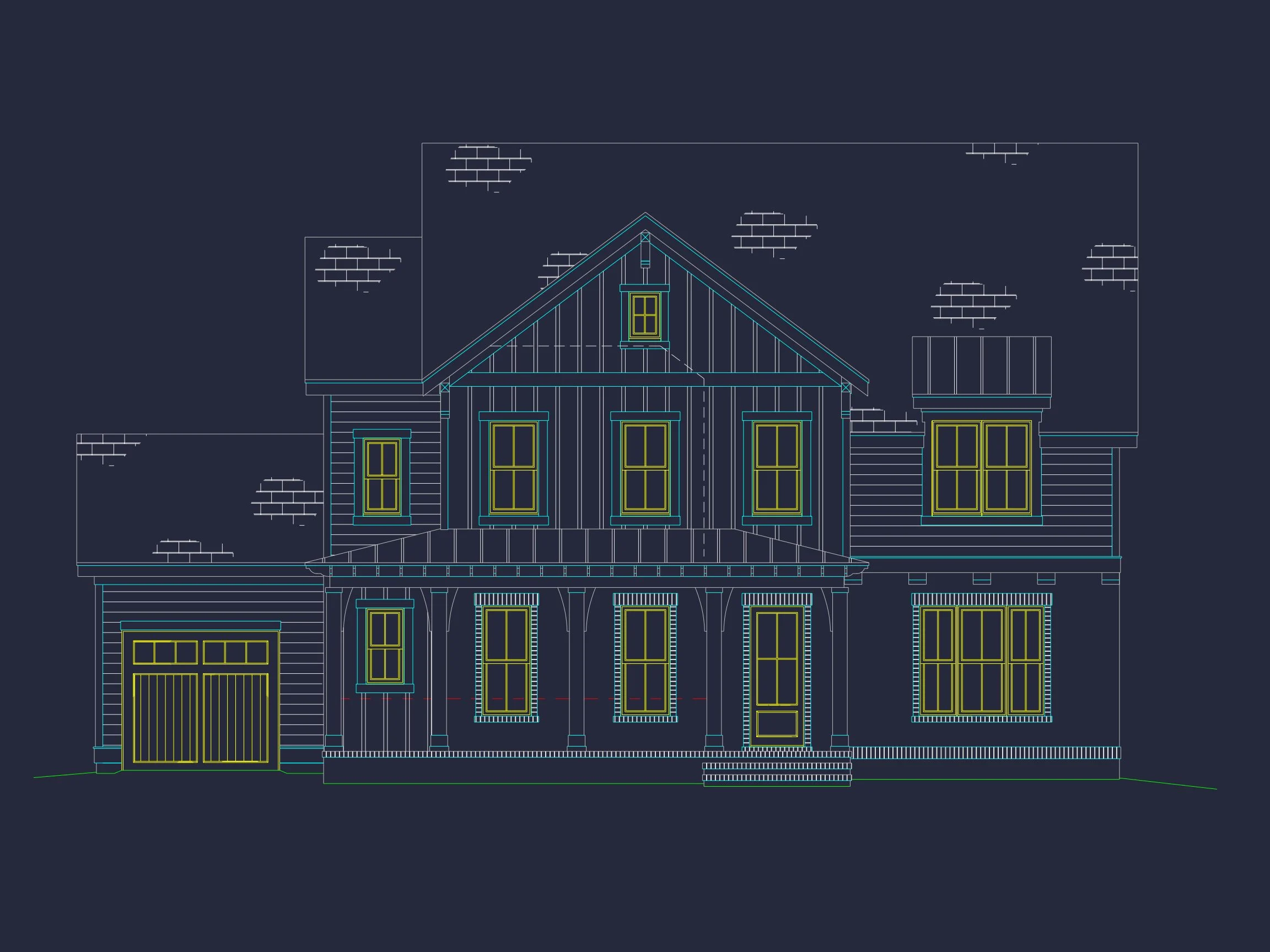 16-1630 HOUSE PLAN - Elegant House Plan with Spacious Floors, CAD Designs & Blueprints 42 Elegant house Plan with Spacious Floors, CAD Designs & Blueprints