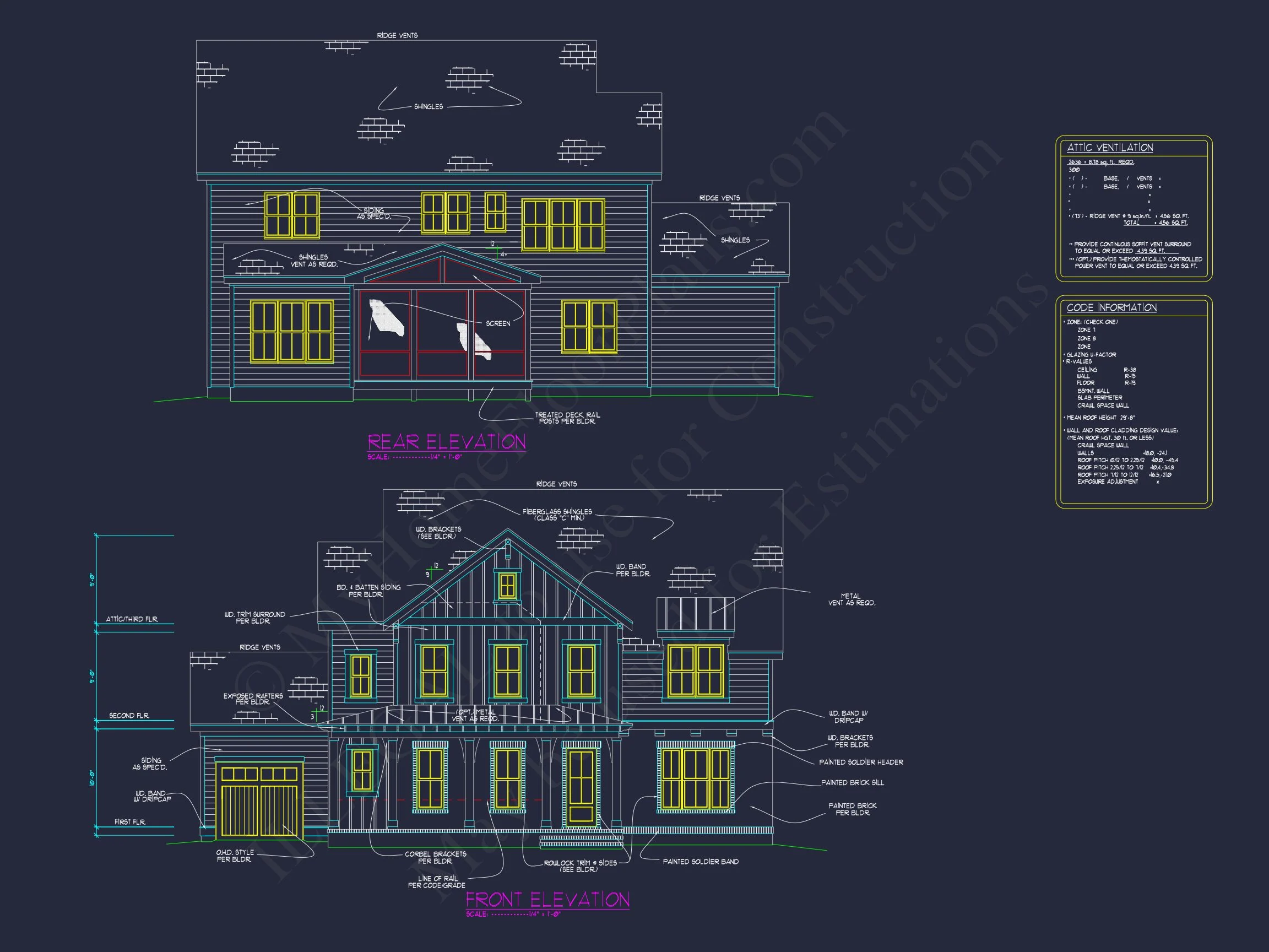 16-1630 HOUSE PLAN - Elegant House Plan with Spacious Floors, CAD Designs & Blueprints 43 Elegant house Plan with Spacious Floors, CAD Designs & Blueprints