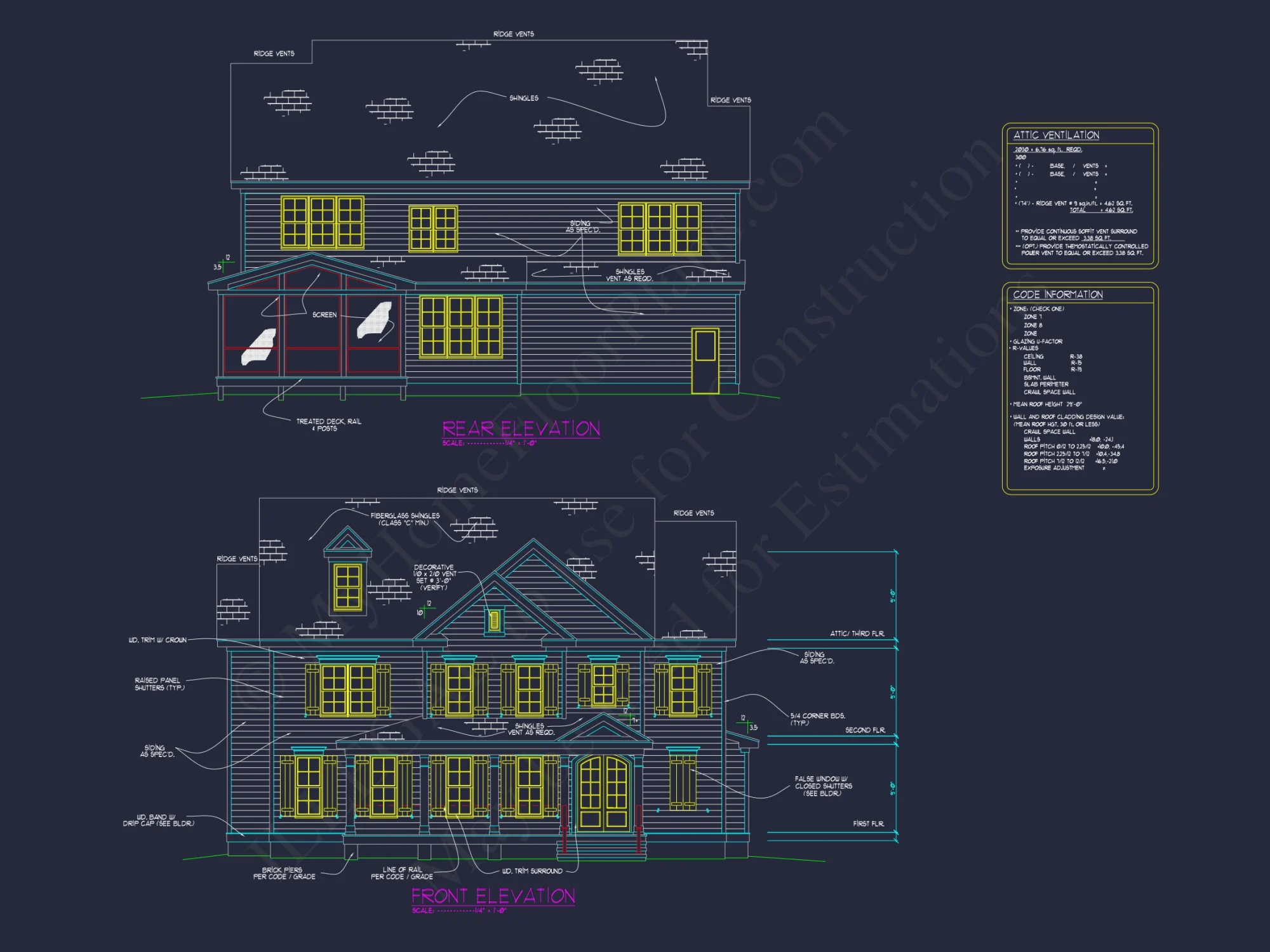 Spacious 4-Bedroom house Plan with Stunning Blueprint Designs
