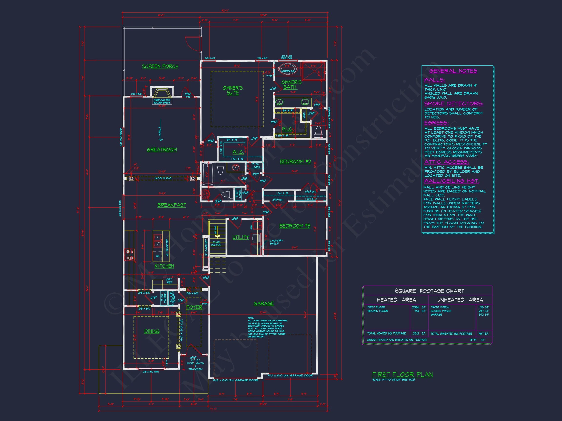 16-1380 HOUSE PLAN - Traditional Craftsman House Plan with Detailed CAD Designs 37 Traditional Craftsman house Plan with Detailed CAD Designs