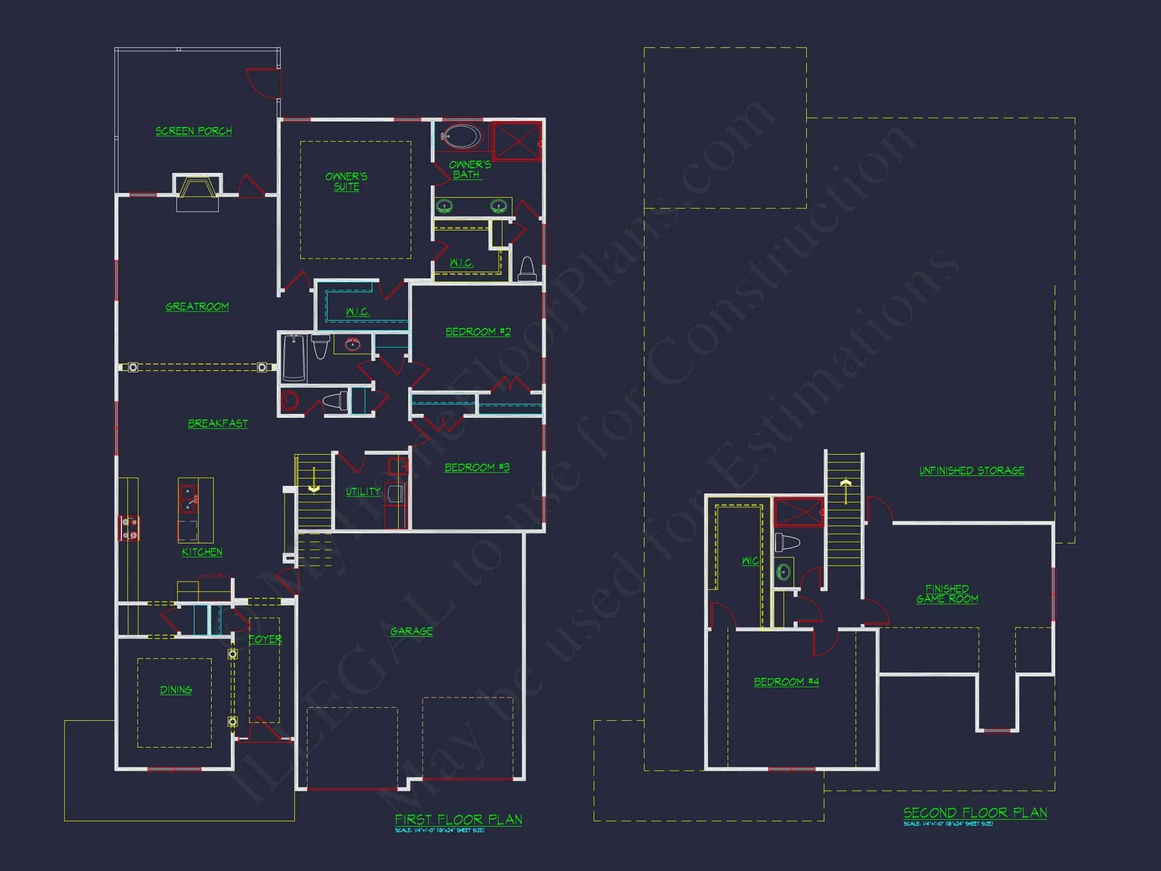 16-1380 HOUSE PLAN - Traditional Craftsman House Plan with Detailed CAD Designs 36 Traditional Craftsman house Plan with Detailed CAD Designs