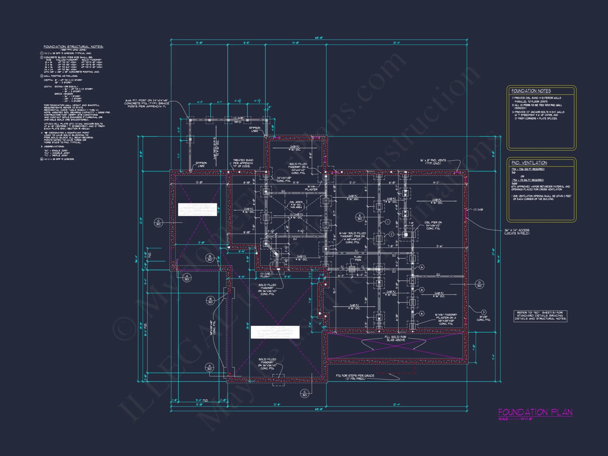 Custom house Plan with 5 Beds, Open Floor Plan & CAD Designs