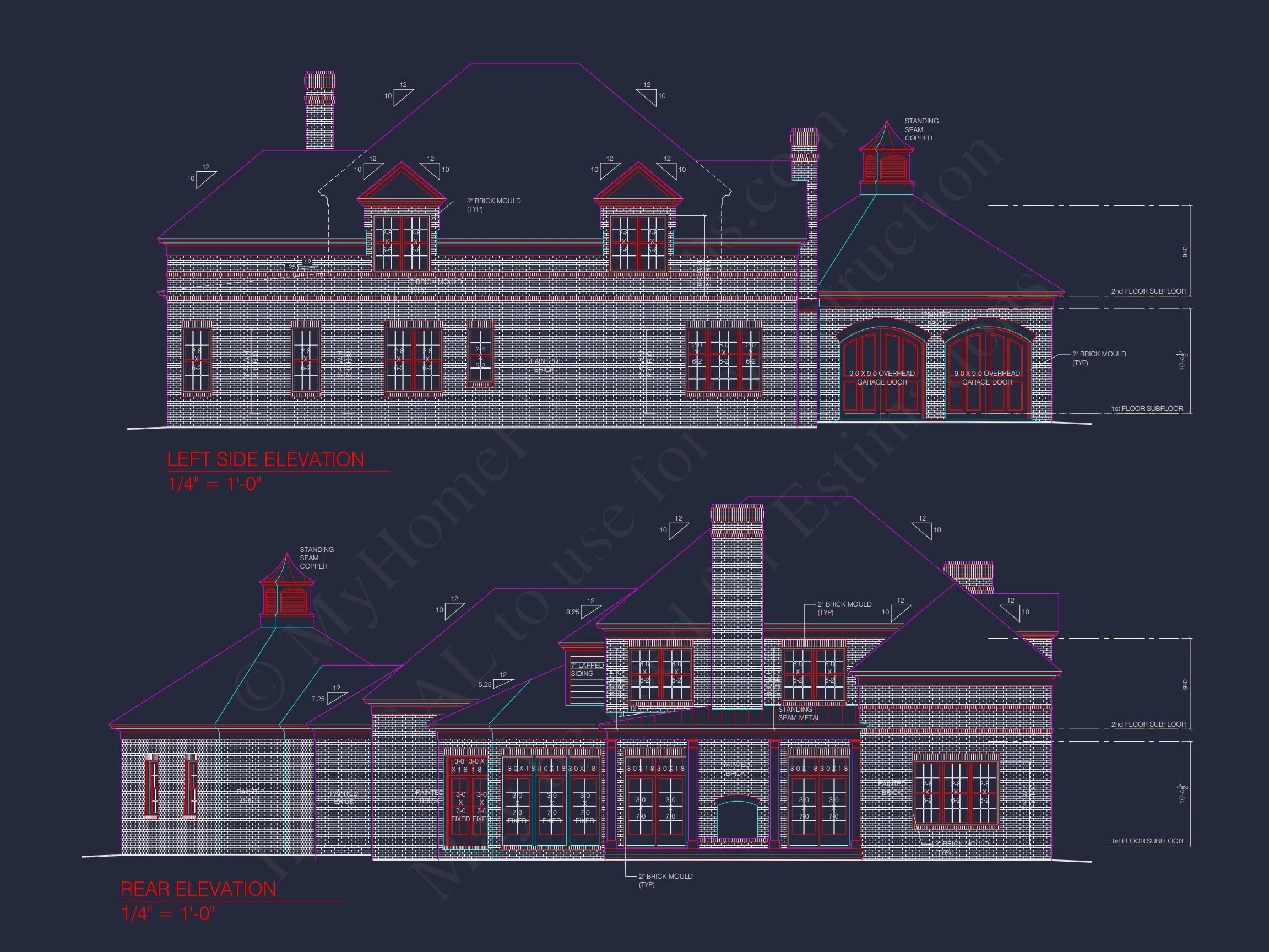 16-1303 HOUSE PLAN - Custom House Plan with Floor Plan, CAD Designs & Blueprint 8 Custom house Plan with Floor Plan, CAD Designs & Blueprint