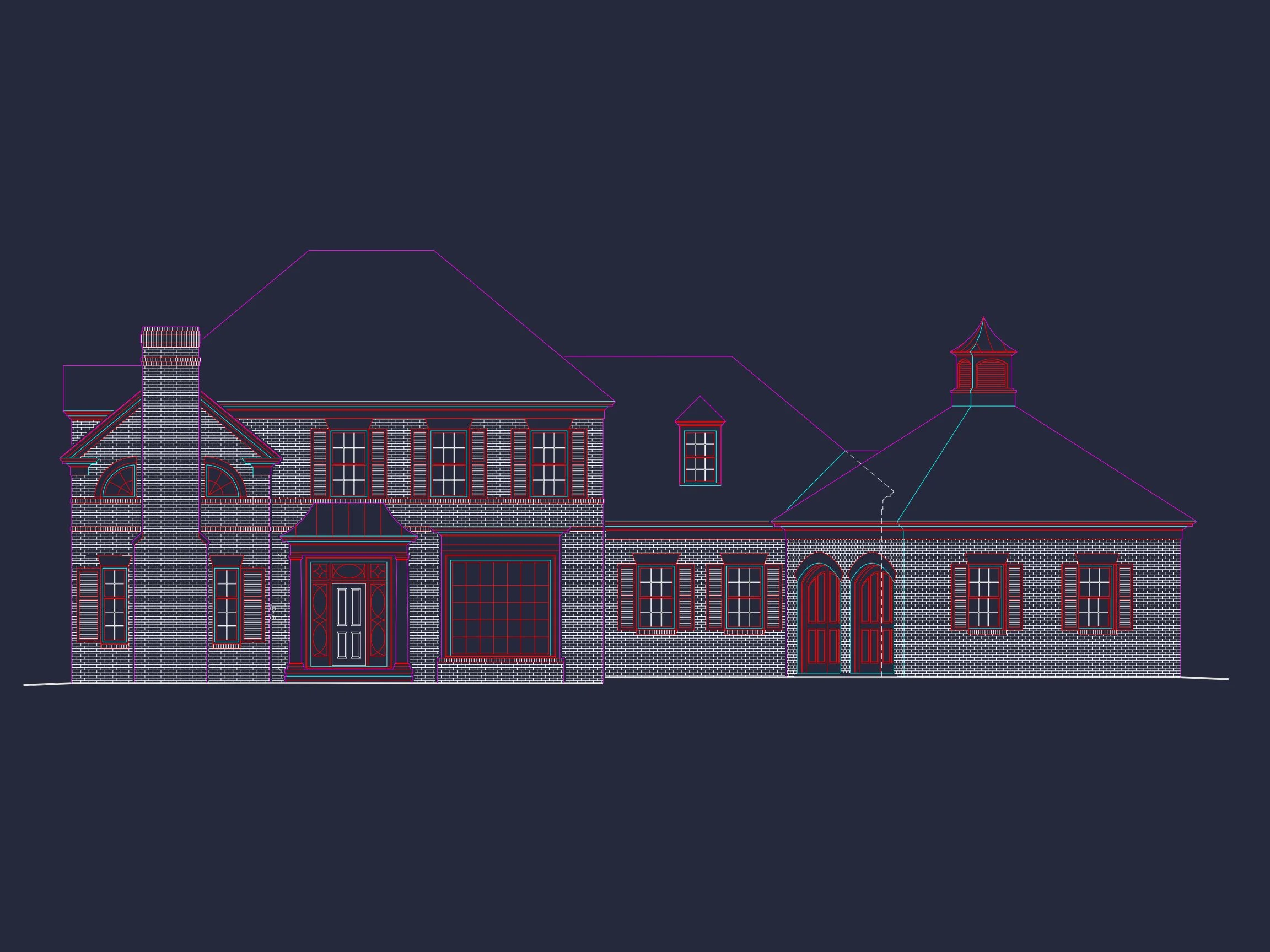 16-1303 HOUSE PLAN - Custom House Plan with Floor Plan, CAD Designs & Blueprint 6 Custom house Plan with Floor Plan, CAD Designs & Blueprint