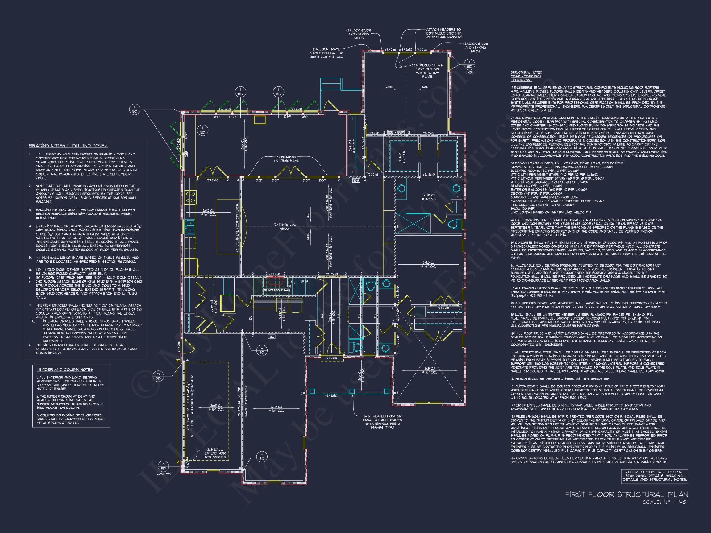 16-1237 HOUSE PLAN - Traditional Home Plan - 4-Bed, 3-Bath, 2,750 SF 10 Modern house Plan with Detailed Blueprint & Architectural Designs