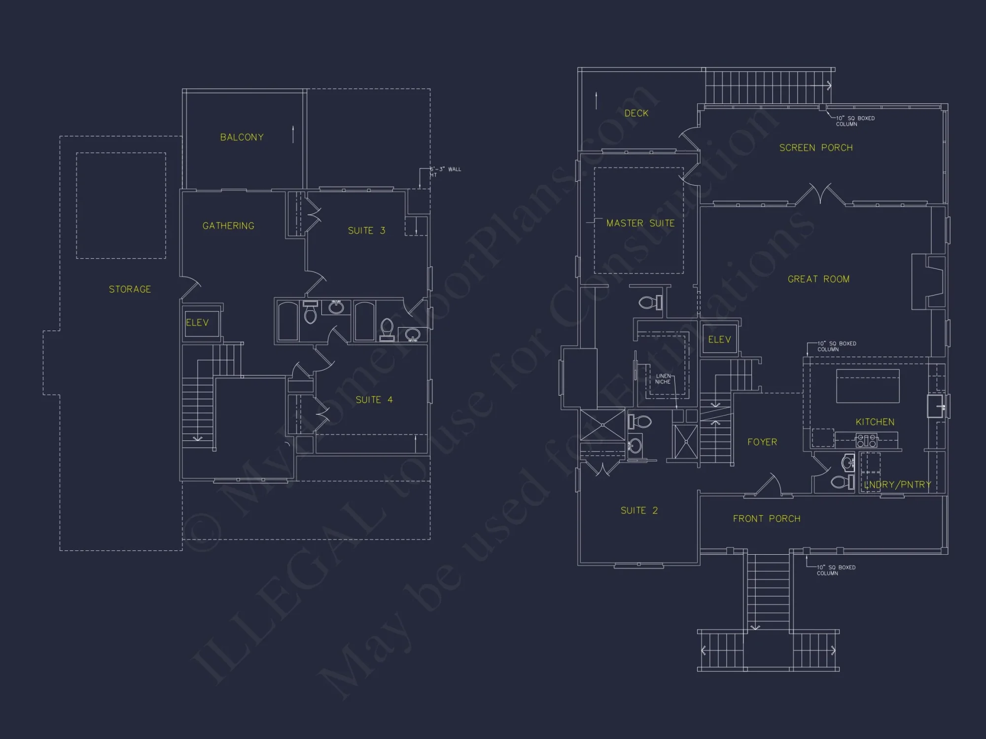 Modern Beach house Plan with 3-Story Design and Elevator