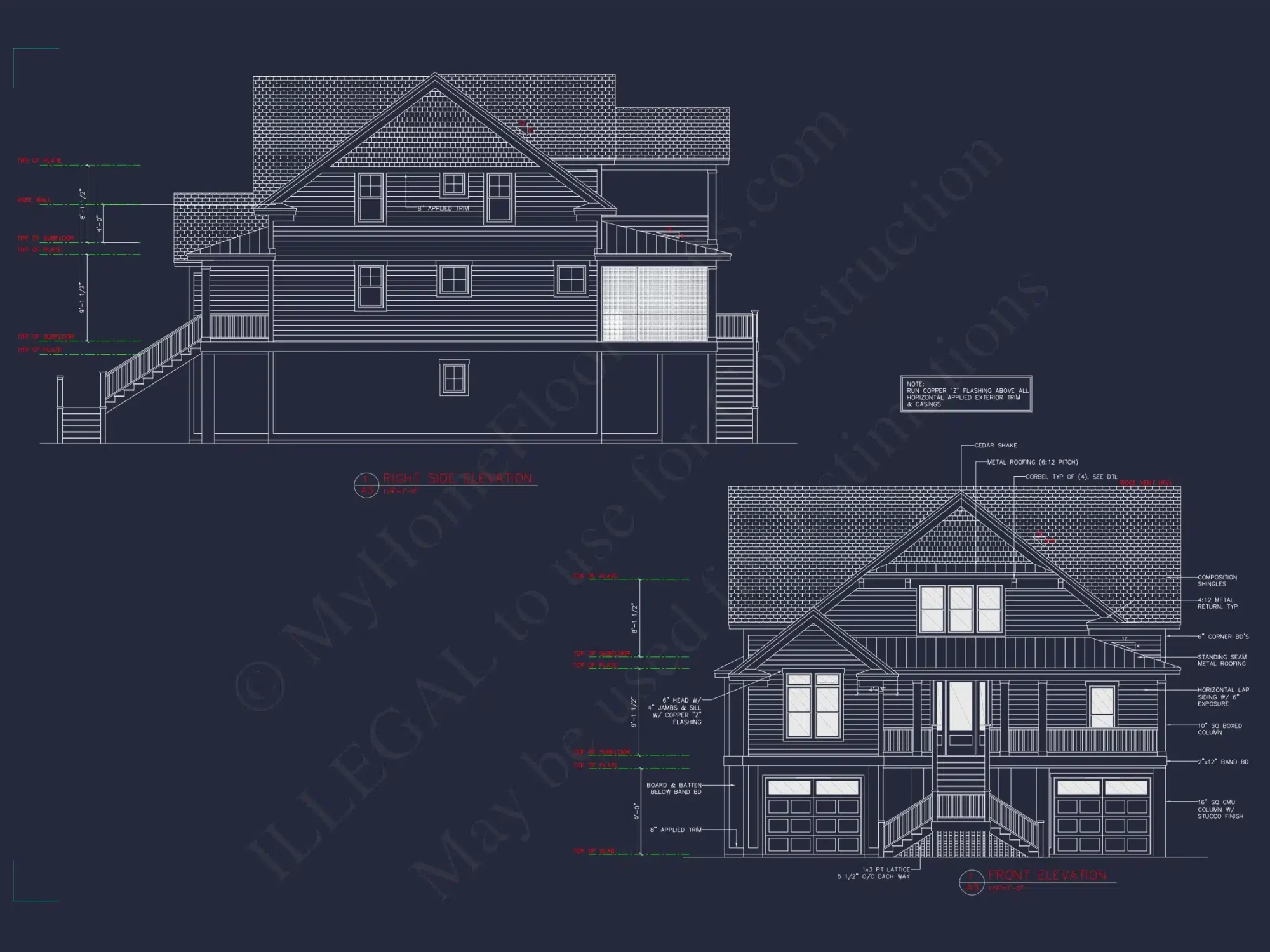 Modern Beach house Plan with 3-Story Design and Elevator