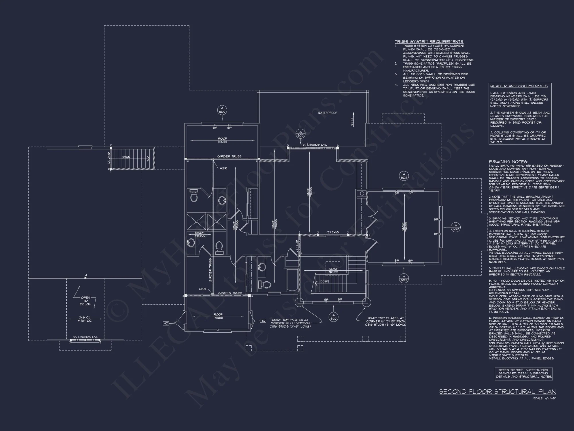 Elegant house Plan with 2-Story Floor Plan and Coastal Designs