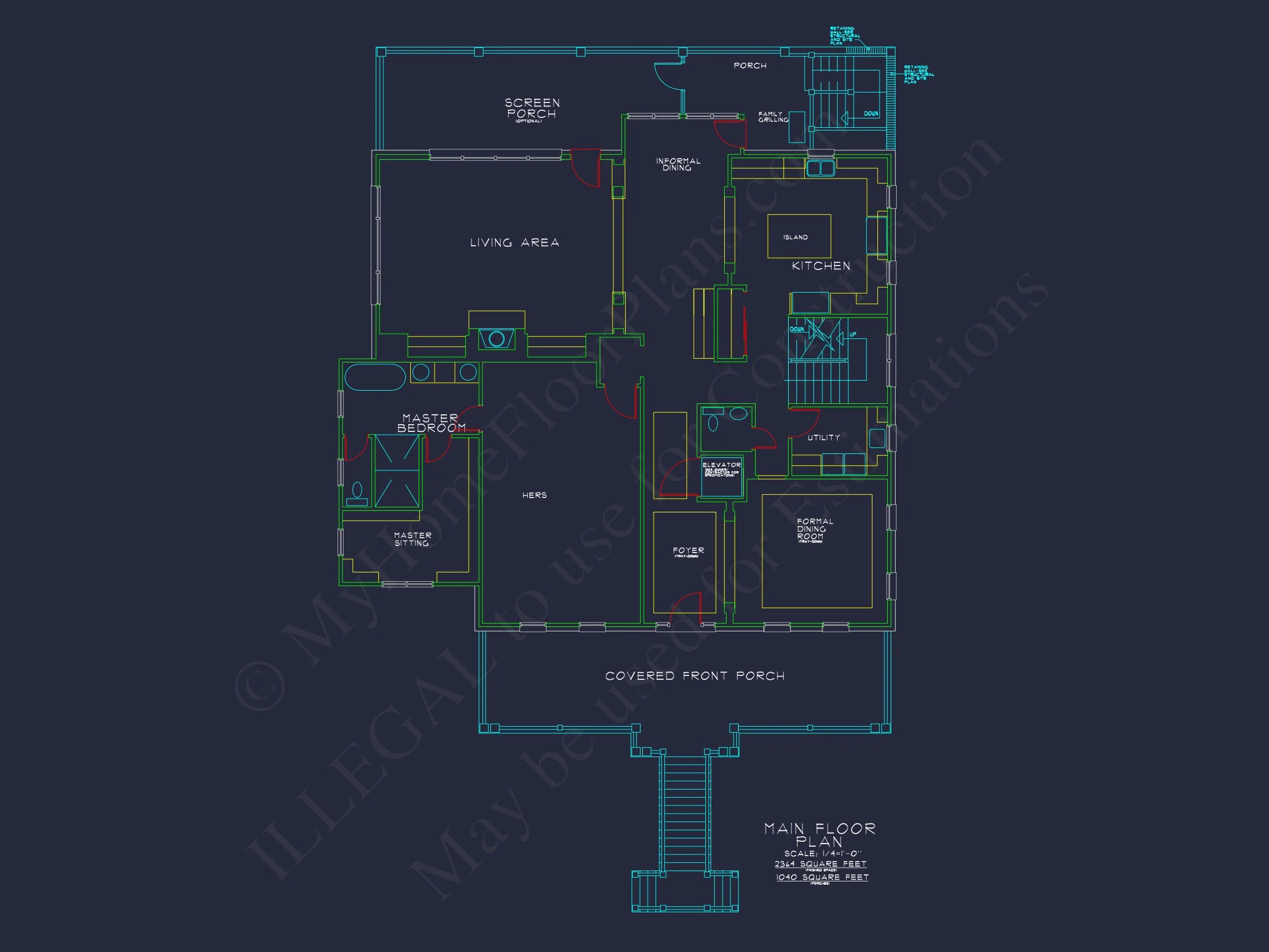 15-1662 HOUSE PLAN - Traditional House Plan: CAD Floor Plan with 3 Stories 7 Traditional house Plan: CAD Floor Plan with 3 Stories