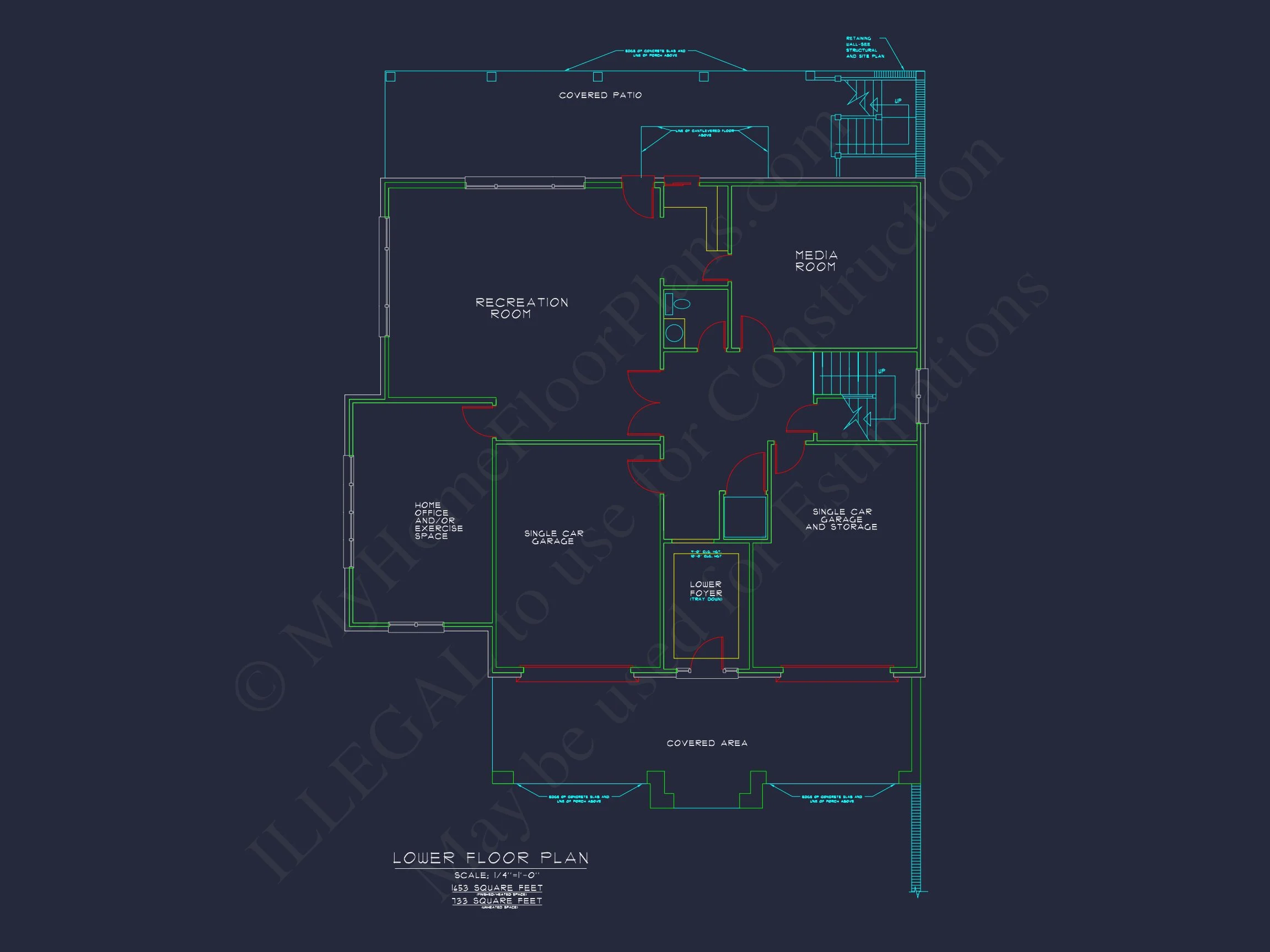 15-1662 HOUSE PLAN - Traditional House Plan: CAD Floor Plan with 3 Stories 6 Traditional house Plan: CAD Floor Plan with 3 Stories