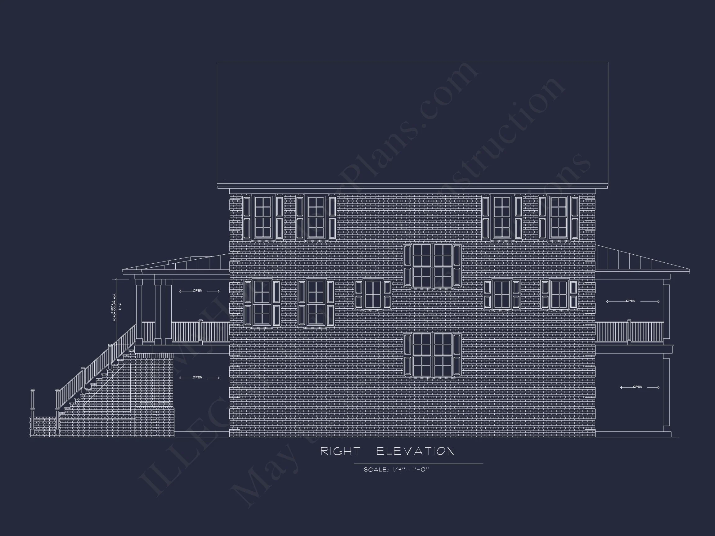 15-1662 HOUSE PLAN - Traditional House Plan: CAD Floor Plan with 3 Stories 5 Traditional house Plan: CAD Floor Plan with 3 Stories