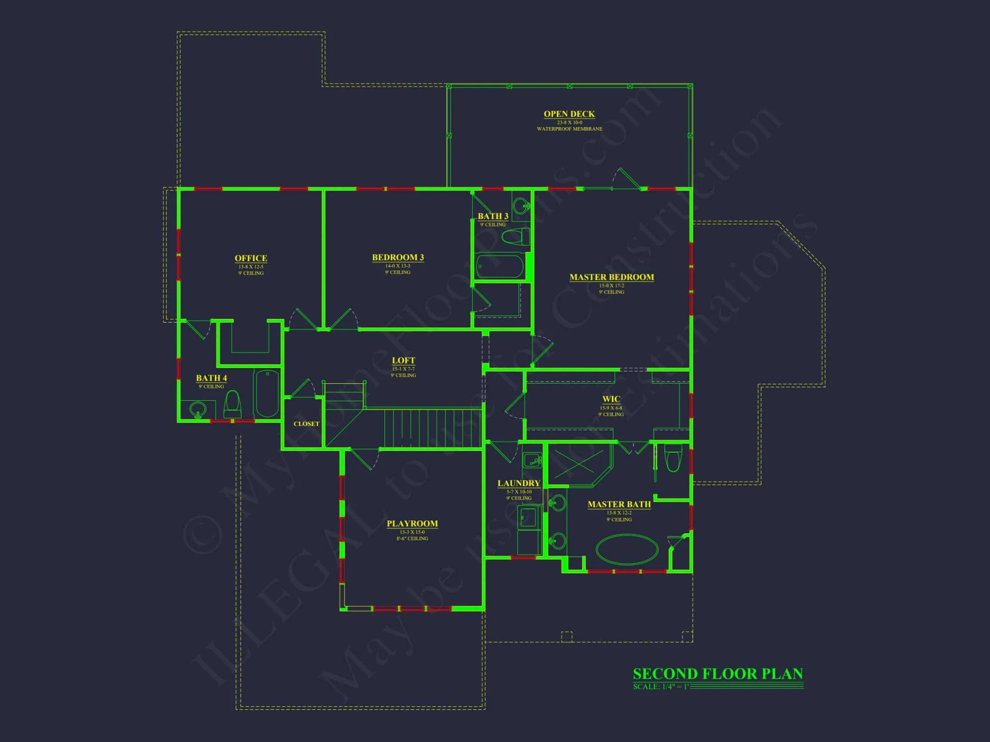 Craftsman Floor Plan with 4 Beds, Open Design & Great Features