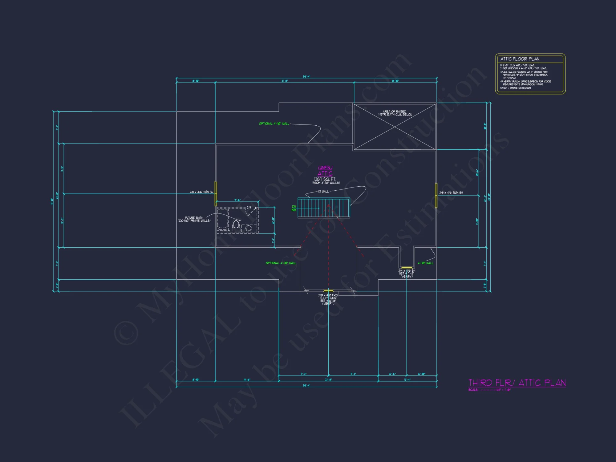 Colonial house Plan with 3 Story Design, Spacious Features